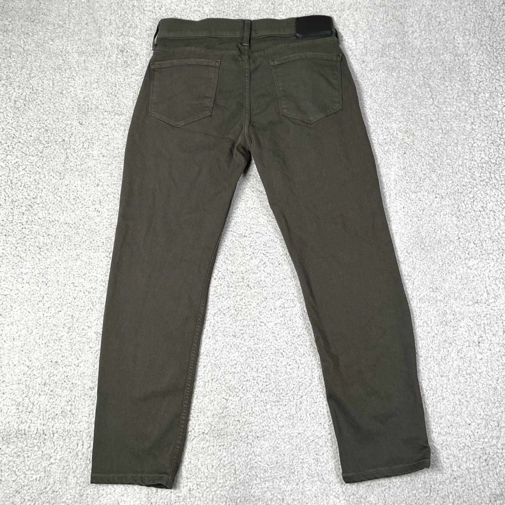 Paige Paige Jeans Mens Slim Straight 30 Green Stretch Federal Denim USA 5-Pocket Slim Fit Regular Waist Size 30 Inseam 28in Size US 30 / EU 46 - 5 Thumbnail