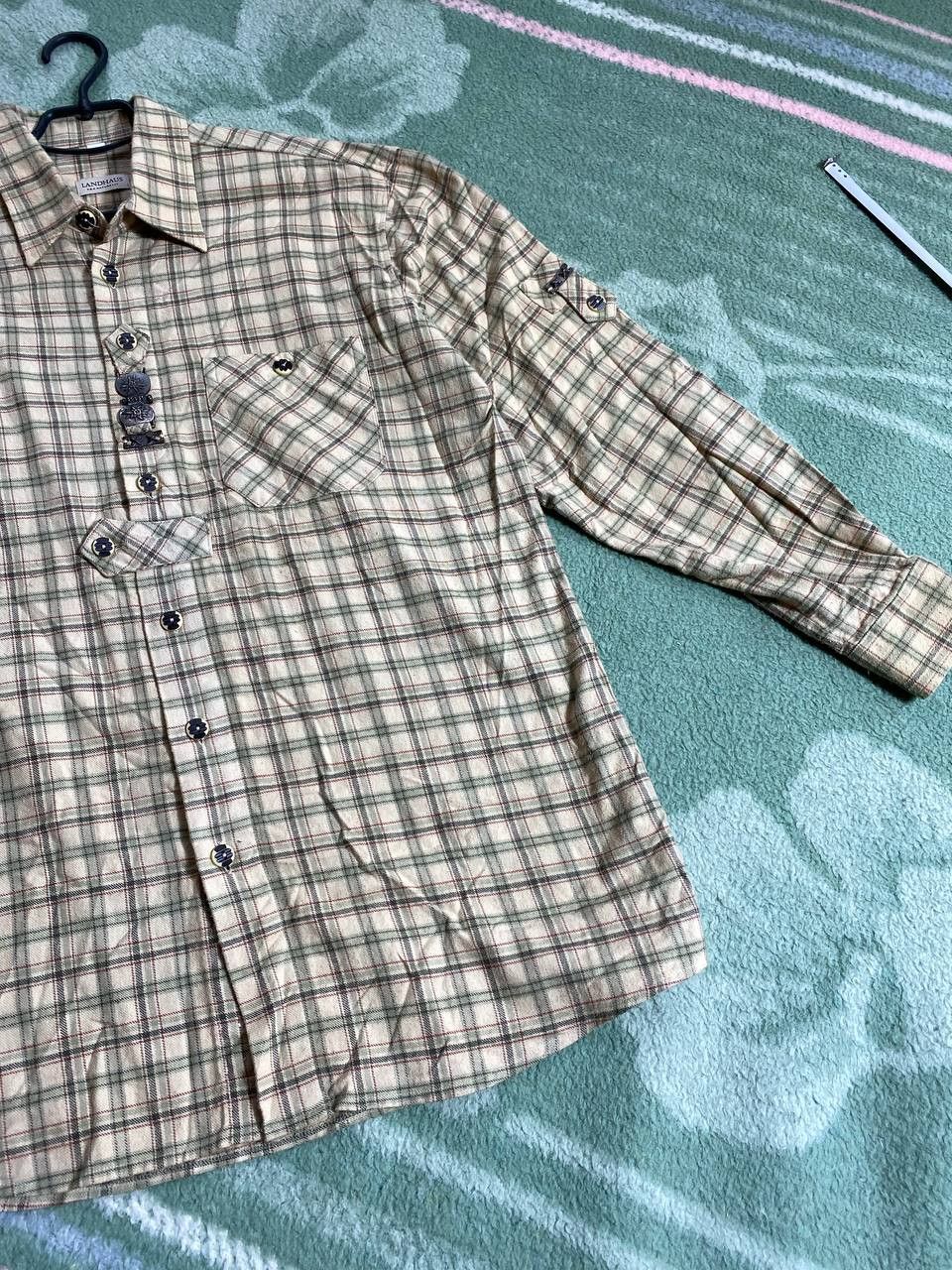 Vintage Vintage Men’s Button Up Shirt Flannel Size US L / EU 52-54 / 3 - 11 Thumbnail
