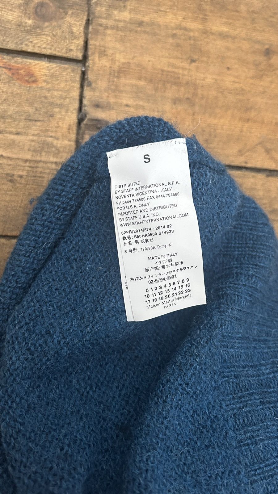 Maison Margiela Maison Margiela Curved Knit Mohair Sweater Size US S / EU 44-46 / 1 - 5 Thumbnail