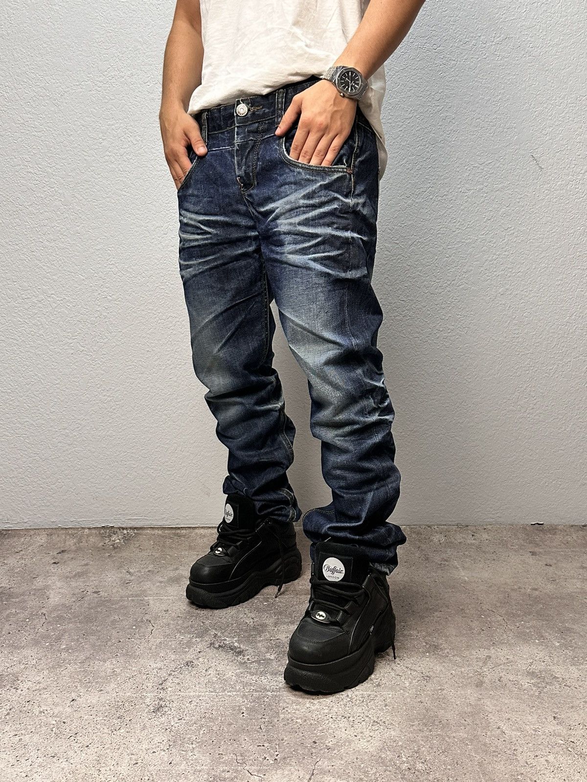 Takeshy Kurosawa LGB Baggy GOA Flare Military Style Cargo Pants Ifsixwasnine Size US 34 / EU 50 - 1 Thumbnail