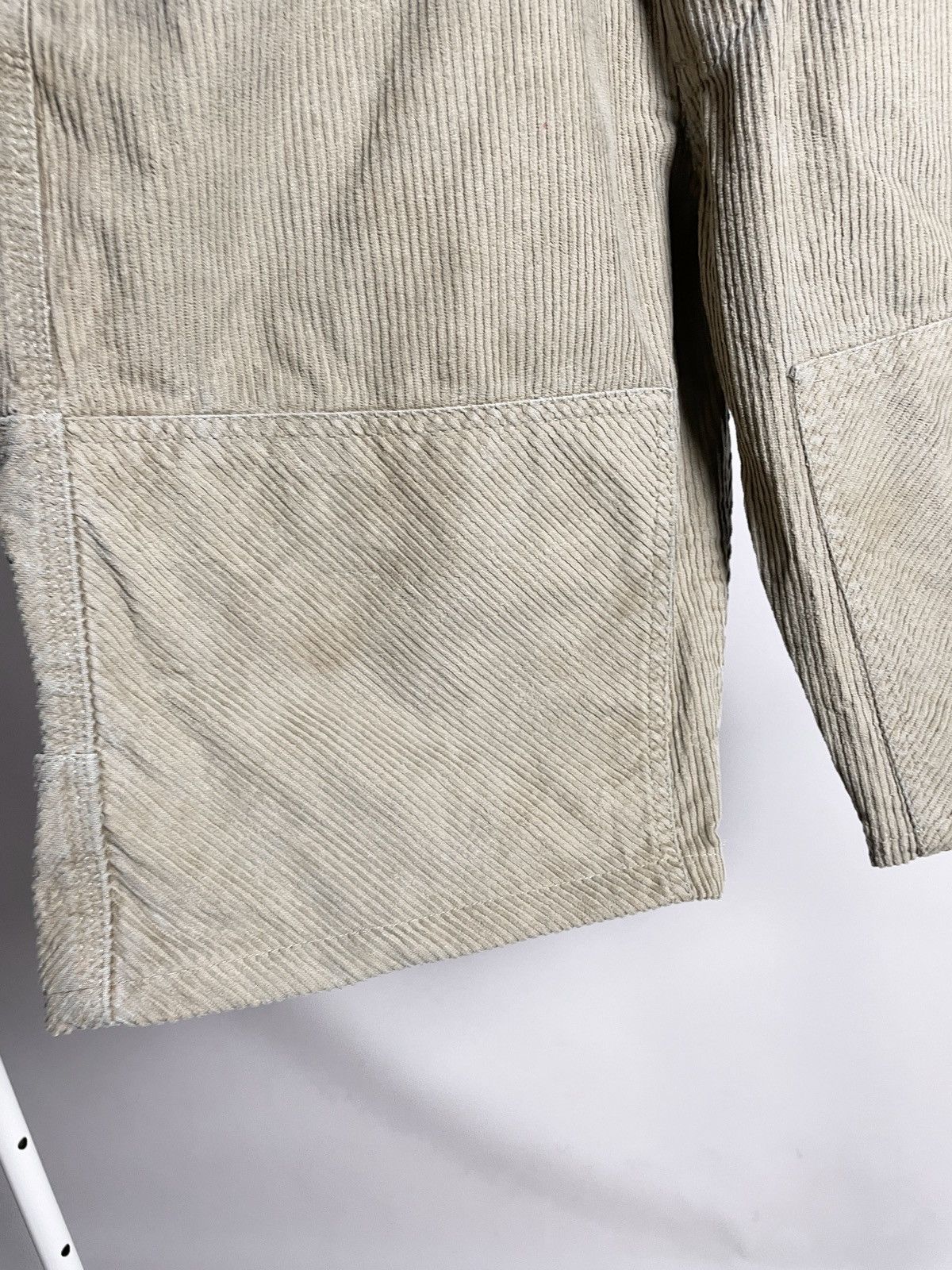 Diesel × Diesel Black Gold × Vintage VINTAGE 👁️ Diesel Velvet double knee carpenter Beige Shorts Size US 29 - 15 Thumbnail