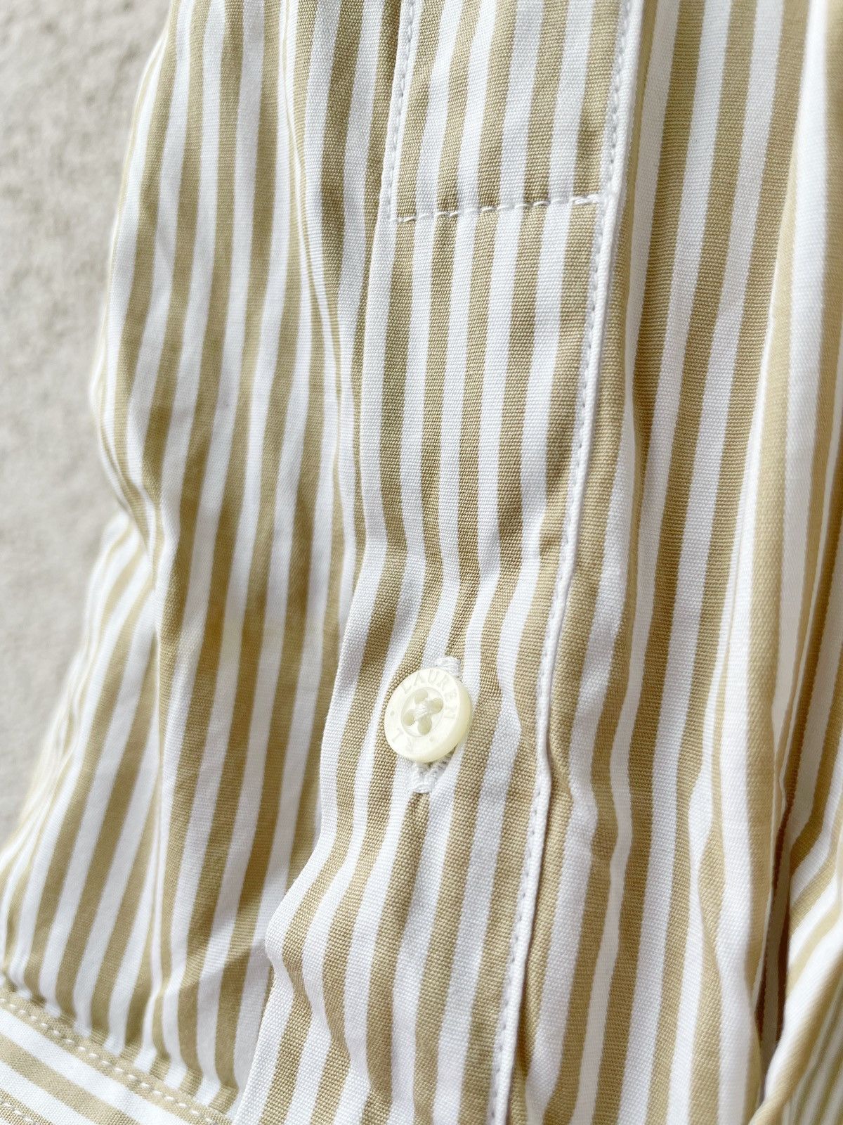 Polo Ralph Lauren × Vintage Ralph Lauren Women Vintage Stripe Shirt Size L Big Logo Size L / US 10 / IT 46 - 5 Thumbnail