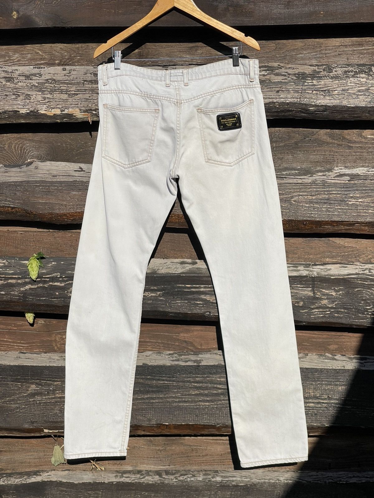 Dolce & Gabbana Y2K Dolce & Gabbana grey jeans Vintage Size US 34 / EU 50 - 1 Thumbnail