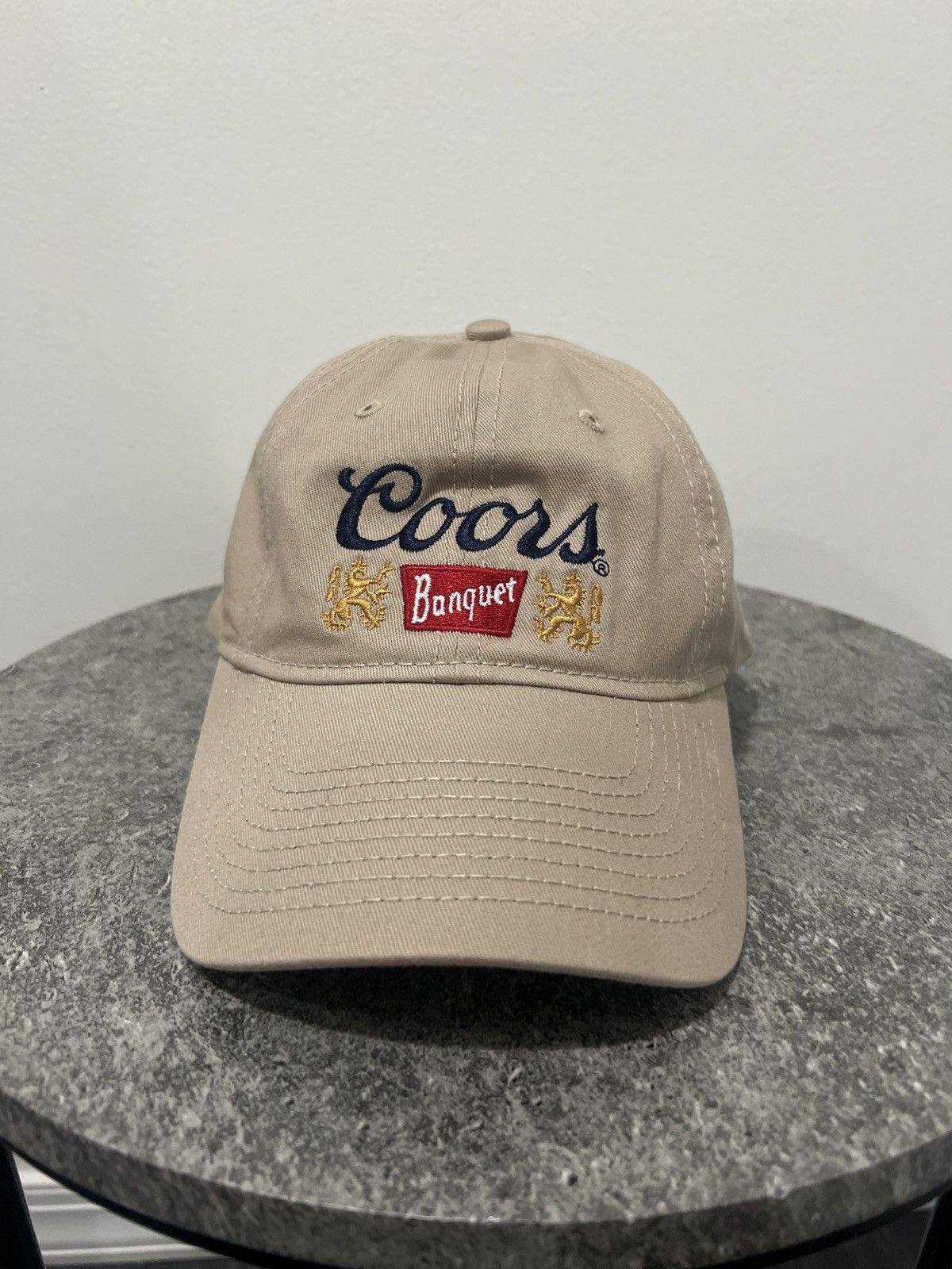 Vintage Vintage Coors Banquet Hat w/ Adjustable Velcro Size ONE SIZE - 1 Thumbnail