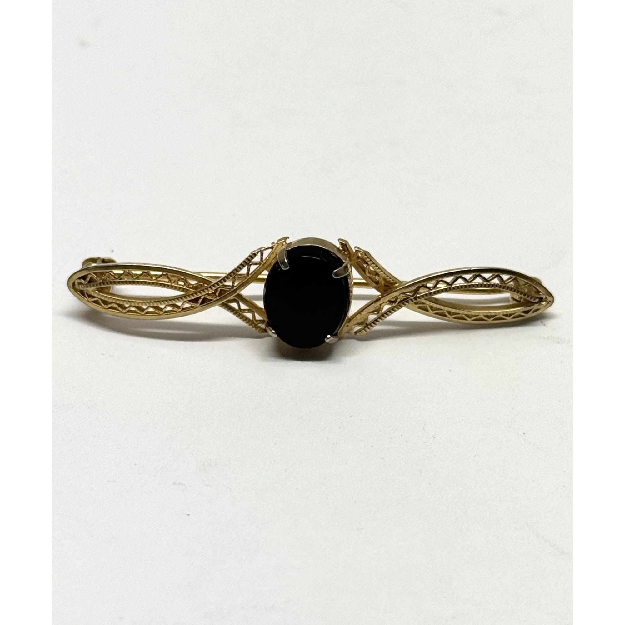 Vintage Vintage Burt Cassell Gold Filled Brooch Bar Pin Size ONE SIZE - 1 Thumbnail