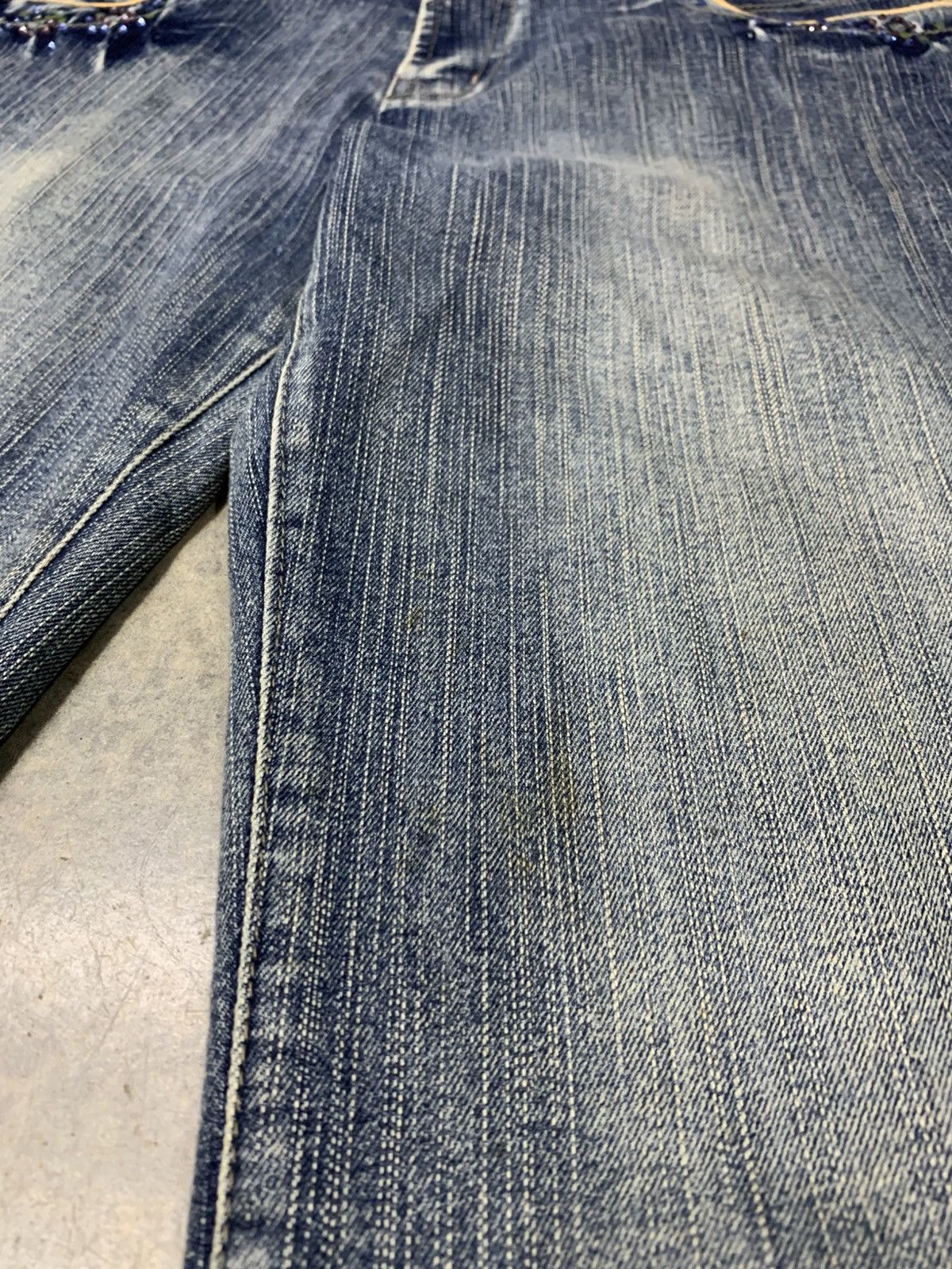Japanese Brand × Vintage Flare denim X.F.Y.Y jean nice design Size 29" - 7 Thumbnail