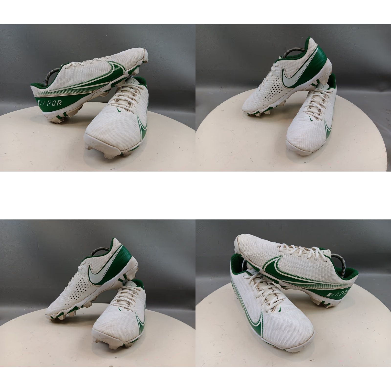 Nike Nike Men's Vapor Edge Shark Football Cleats Size 11.5 Green White CD0074 105 Size US 11 / EU 44 - 9 Thumbnail