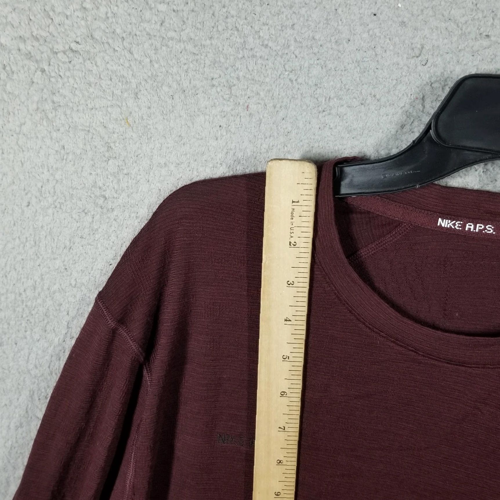 Nike Nike Dri-FIT ADV Long Sleeve Shirt Mens Medium Maroon FZ0991-652 Nike Shirt Size US M / EU 48-50 / 2 - 6 Thumbnail
