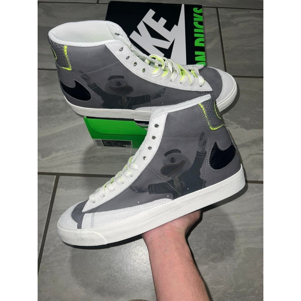image of Nike Blazer Mid 'university Of Oregon Football' Pe 13M New Shoes in Grey, Men's
