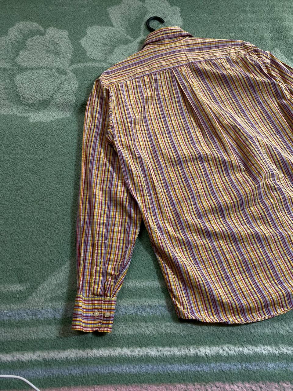 Etro Vintage Etro checkered printed classic long sleeve shirt Size US L / EU 52-54 / 3 - 13 Thumbnail