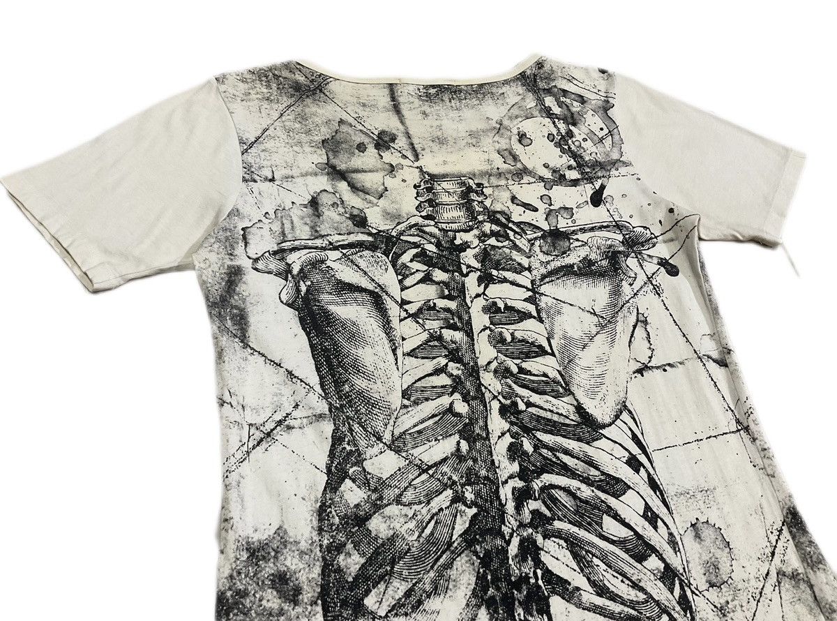 Hysteric Glamour × If Six Was Nine × Japanese Brand 🔥Sick Y2K Civarize Asymmetric Shirt 3D Skeleton Overprinted Size US S / EU 44-46 / 1 - 6 Thumbnail
