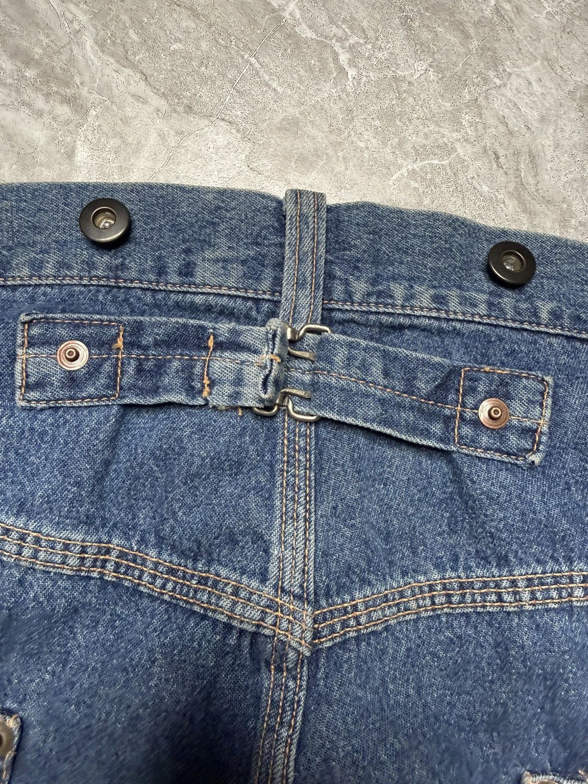 RRL Ralph Lauren Sample RRL Miner Buckle Back Indigo Washed Pants Size US 34 / EU 50 - 10 Thumbnail