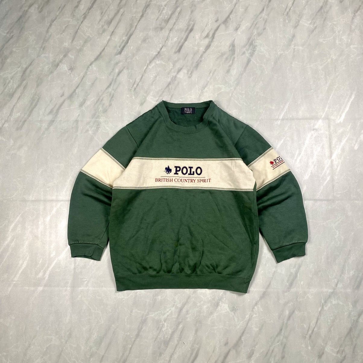 Beverly Hills Polo Club Vintage 90s Polo British Country Crewneck Size US M / EU 48-50 / 2 - 1 Thumbnail