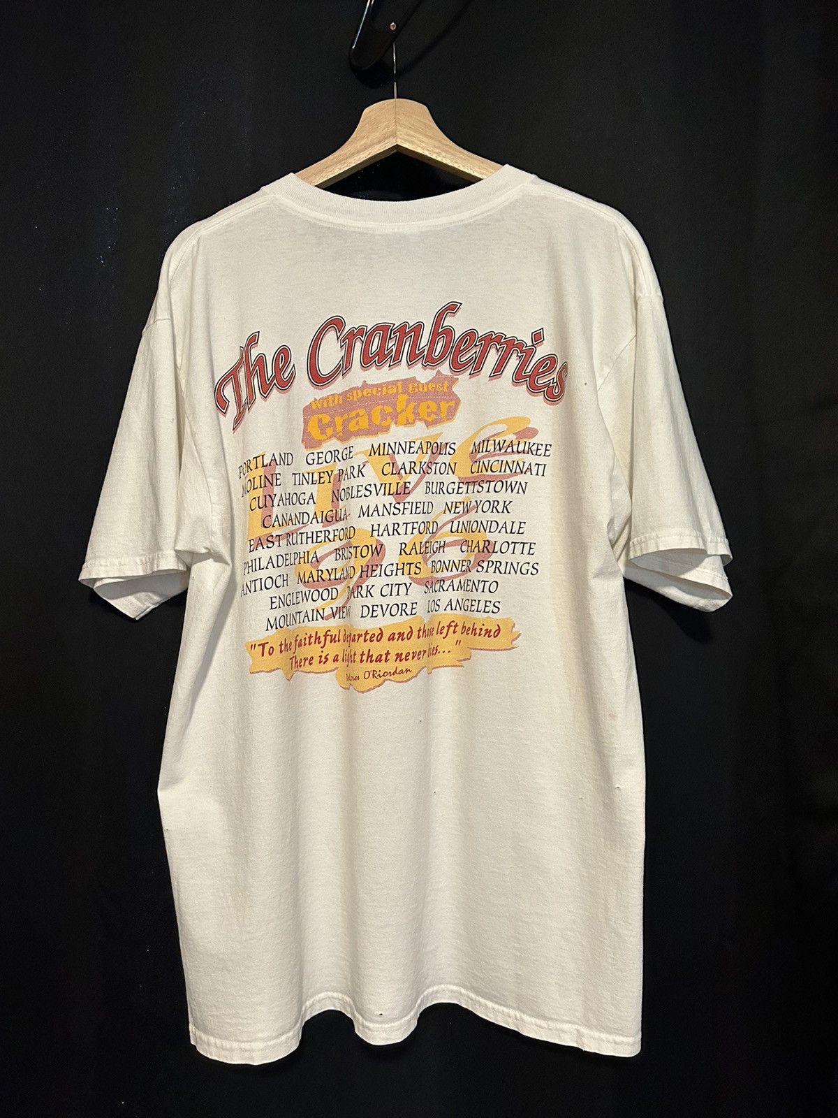 Band Tees *RARE* Vintage 90’s The Cranberries Faithful Departed Shirt Size US XL / EU 56 / 4 - 2 Thumbnail
