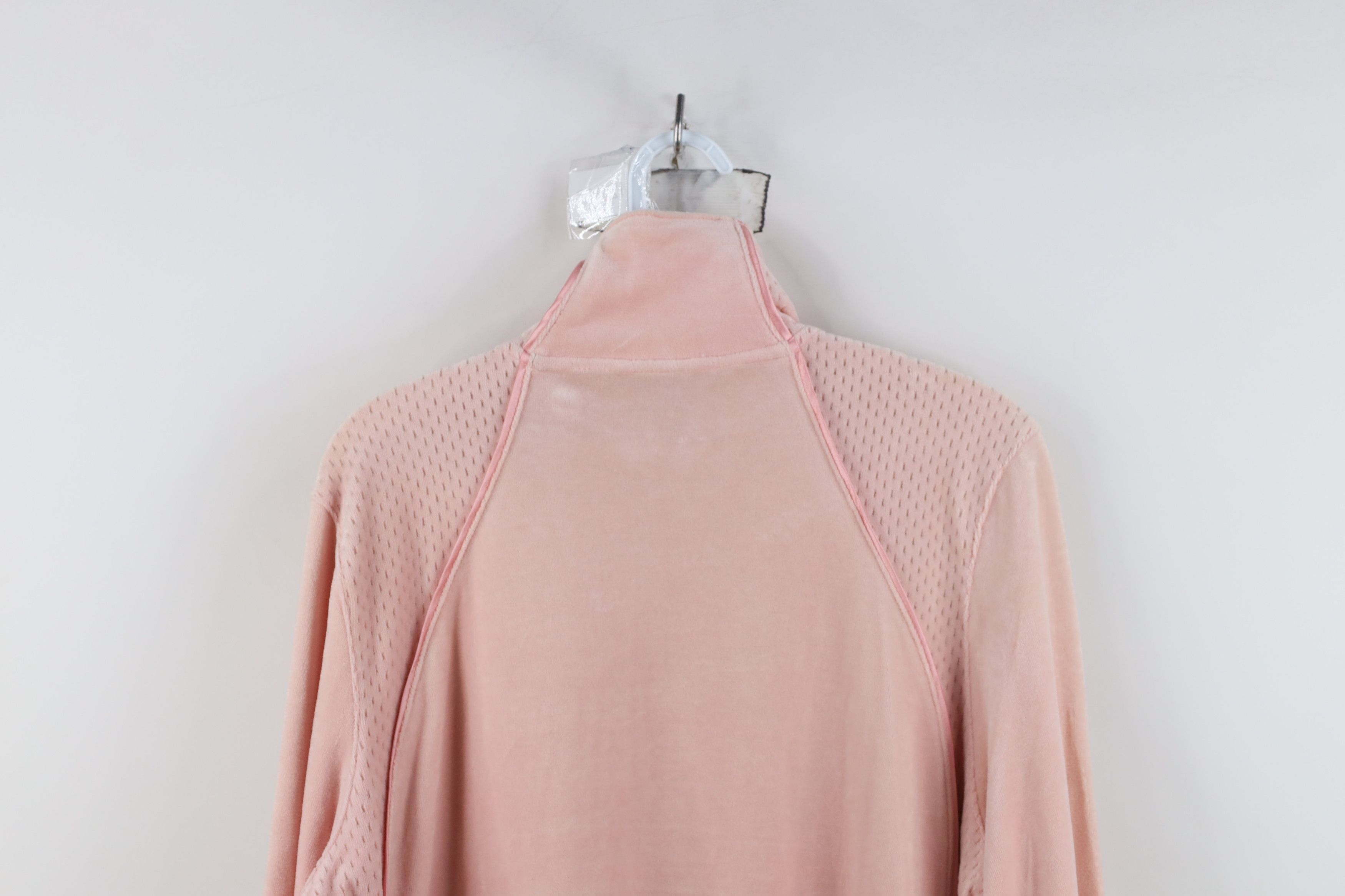 Nike Vintage Y2K Nike Plush Velour Full Zip Track Jacket Pink Size L / US 10 / IT 46 - 15 Thumbnail