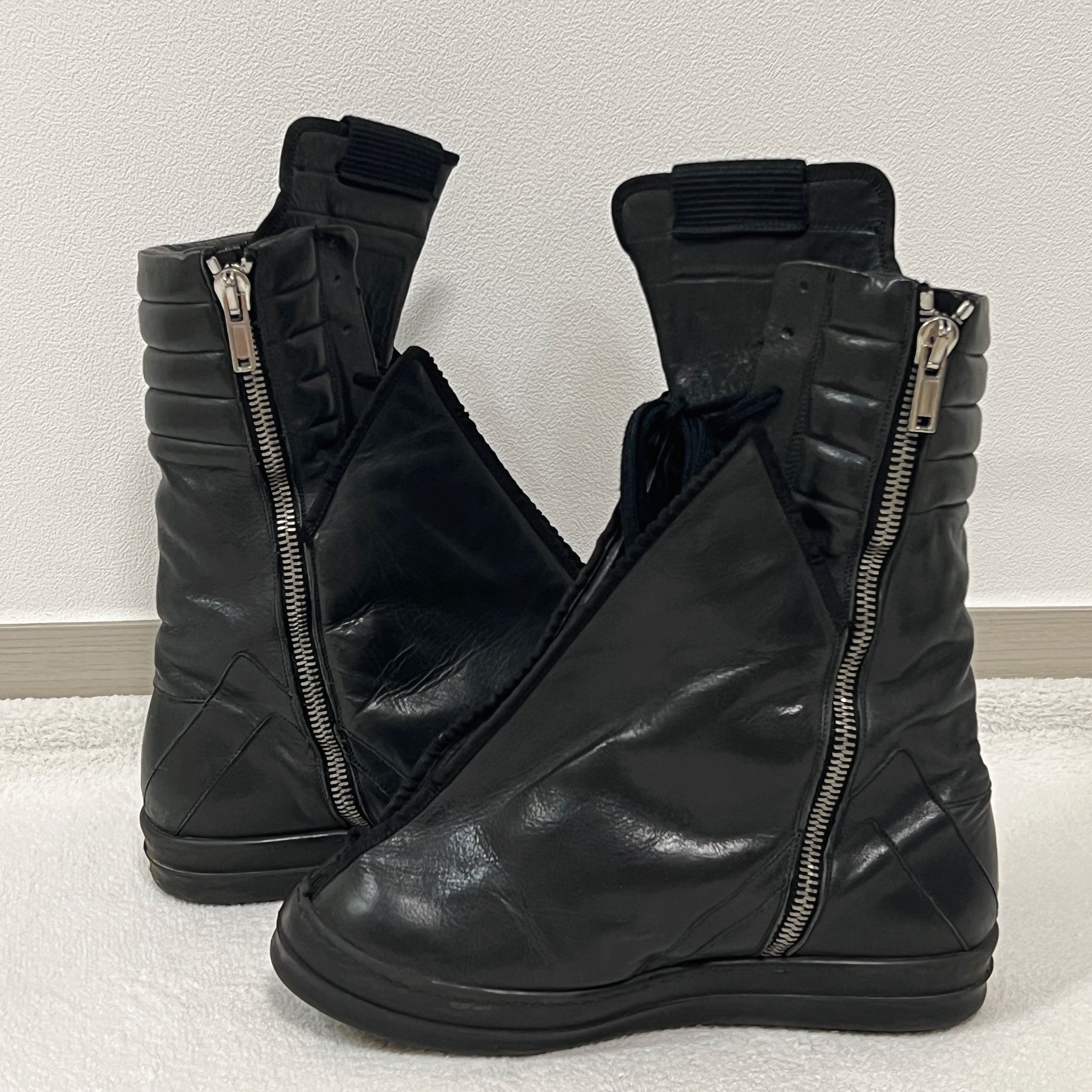Rick Owens Rick Owens SS11 “ANTHEM” TURBO GEOBASKET HOOF DUNKS Size US 8 / EU 41 - 6 Thumbnail