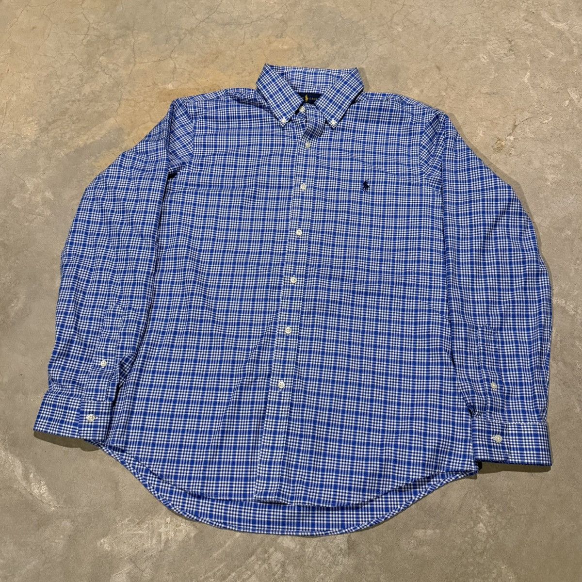 Polo Ralph Lauren Vtg Polo Ralph Lauren Check Pony Button Up Flannel Shirt Size US L / EU 52-54 / 3 - 2 Thumbnail