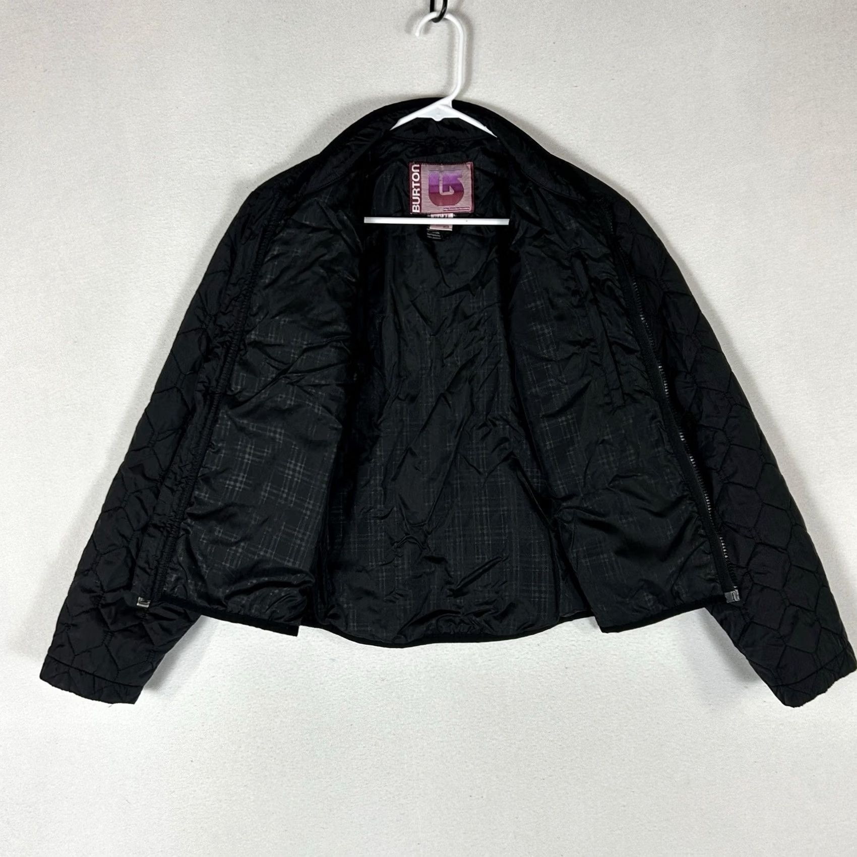 Burton Burton Puffer Jacket Women's Small Black Full Zip Pockets Casual Winter Size S / US 4 / IT 40 - 5 Thumbnail