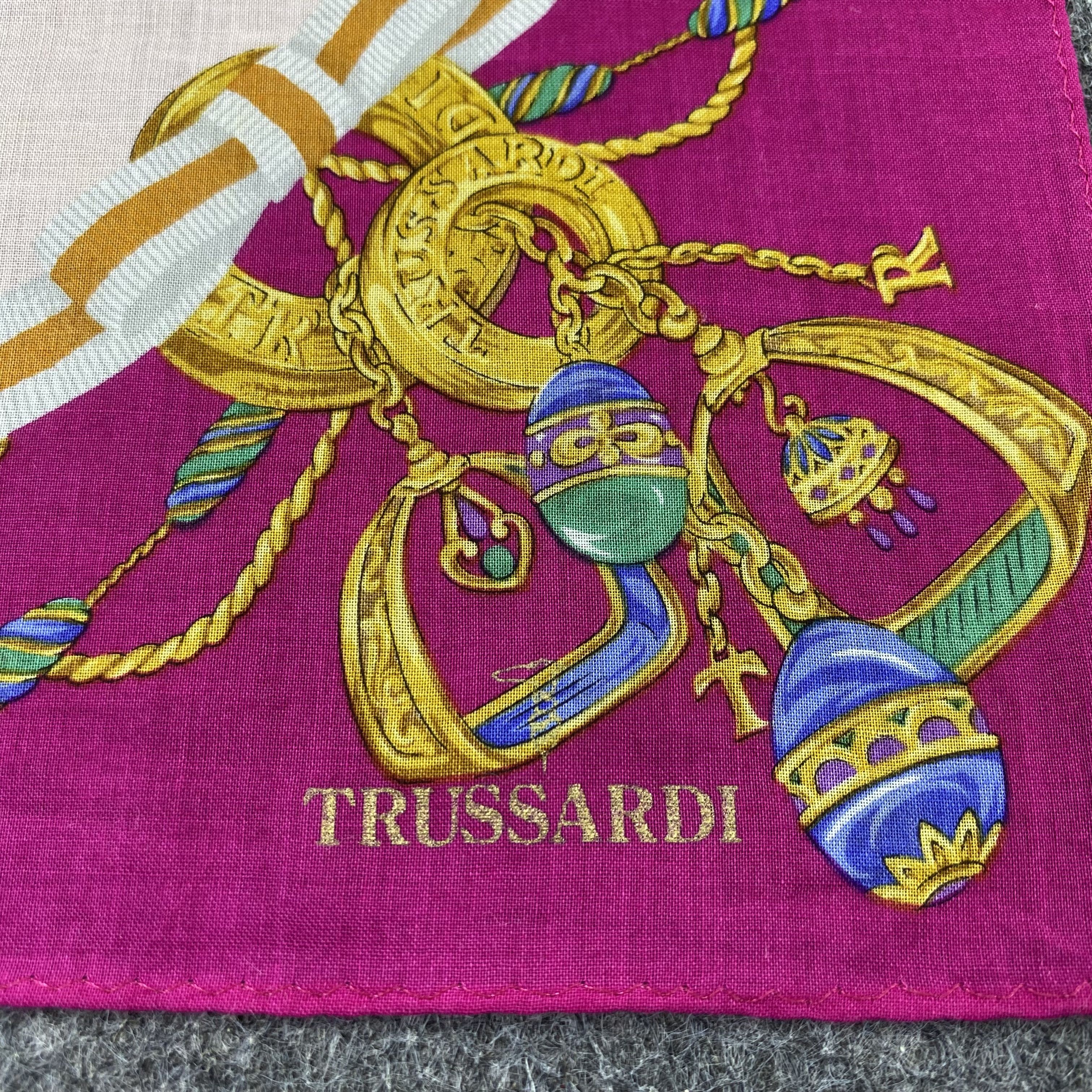 Trussardi Trussardi Handkerchief Neckerchief Bandana-B1755 Size ONE SIZE - 7 Thumbnail
