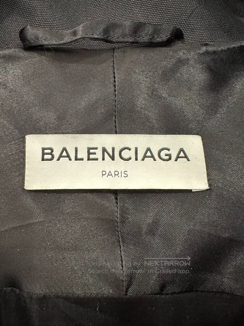 Balenciaga Balenciaga Black Windbreaker Jacket Size XXS / US 00 / IT 34 - 6 Thumbnail