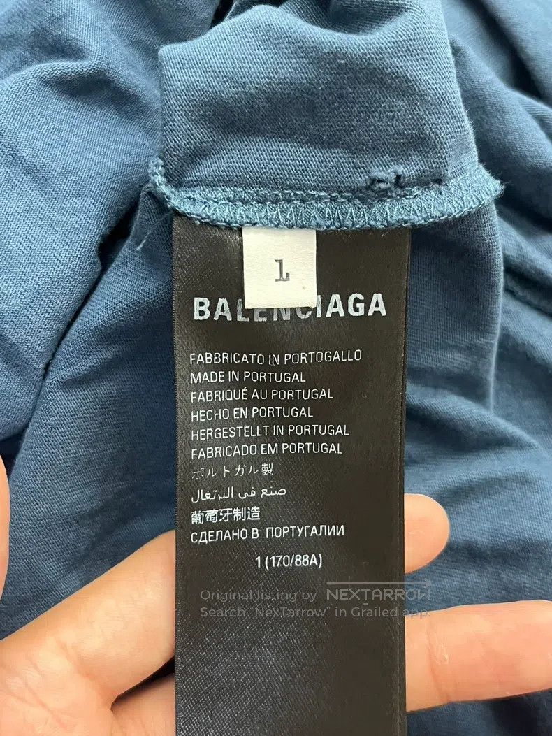Balenciaga Balenciaga Printed Pattern Short Sleeve Crew Neck T-Shirt Size US S / EU 44-46 / 1 - 4 Thumbnail