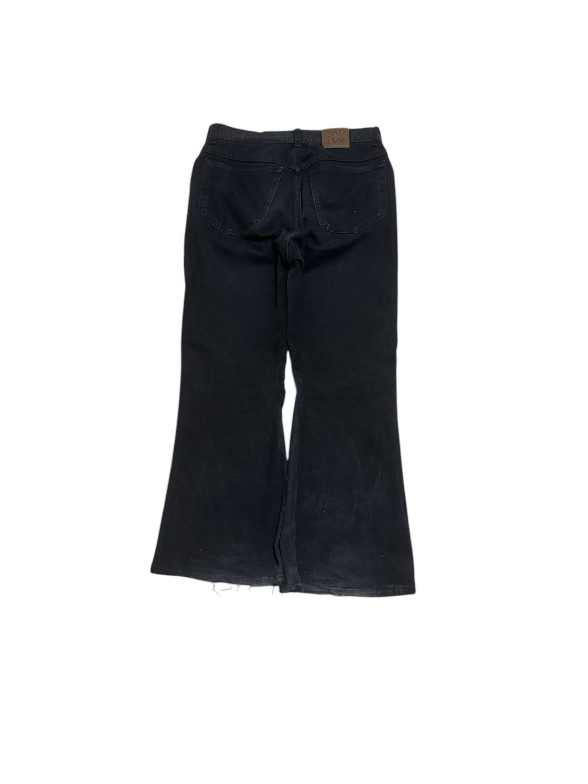 Other × Vintage Wide Leg Flared Black Denim Size US 32 / EU 48 - 2 Thumbnail