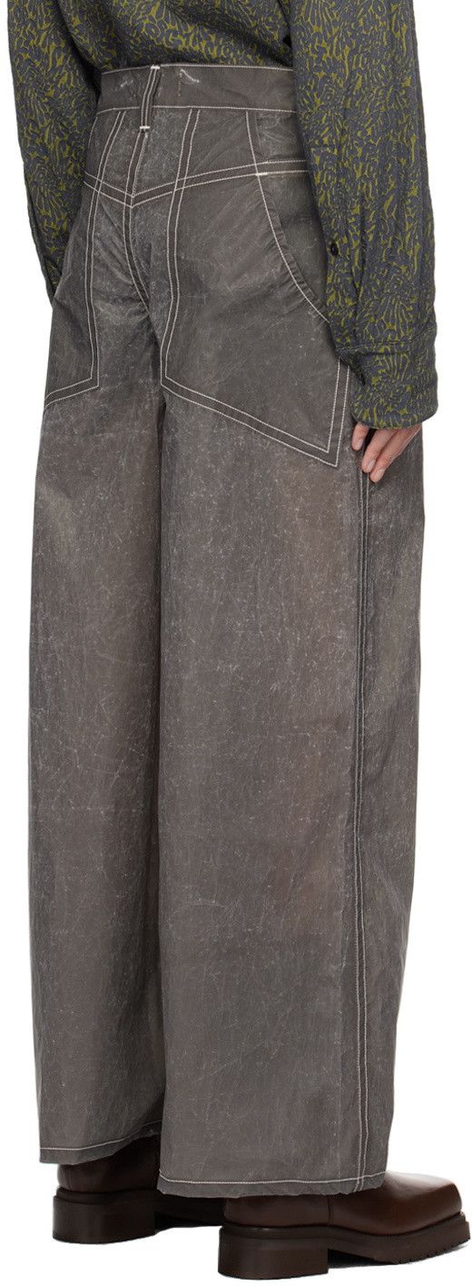 Eckhaus Latta $575 Eckhaus Latta Paper Ultra Wide Leg Jeans Size US 26 / EU 42 - 3 Thumbnail