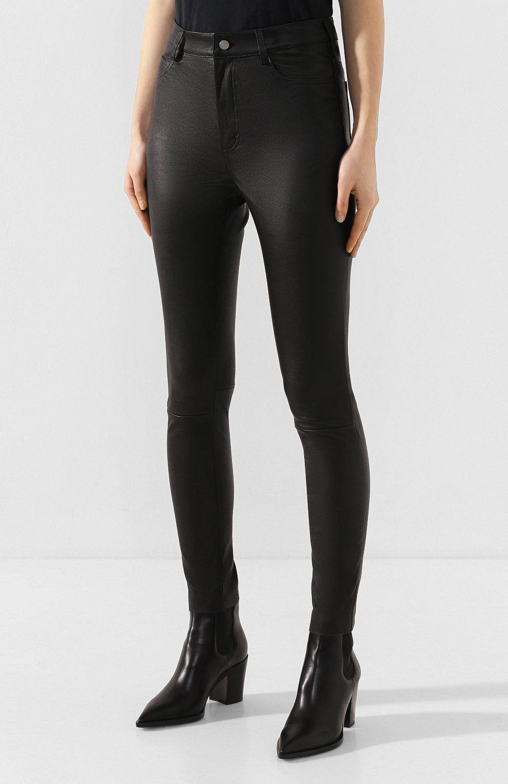 Drome DROMe Luxury Leather Pants, 100% Genuine Leather, M Premium Size 27" / US 4 / IT 40 - 1 Thumbnail