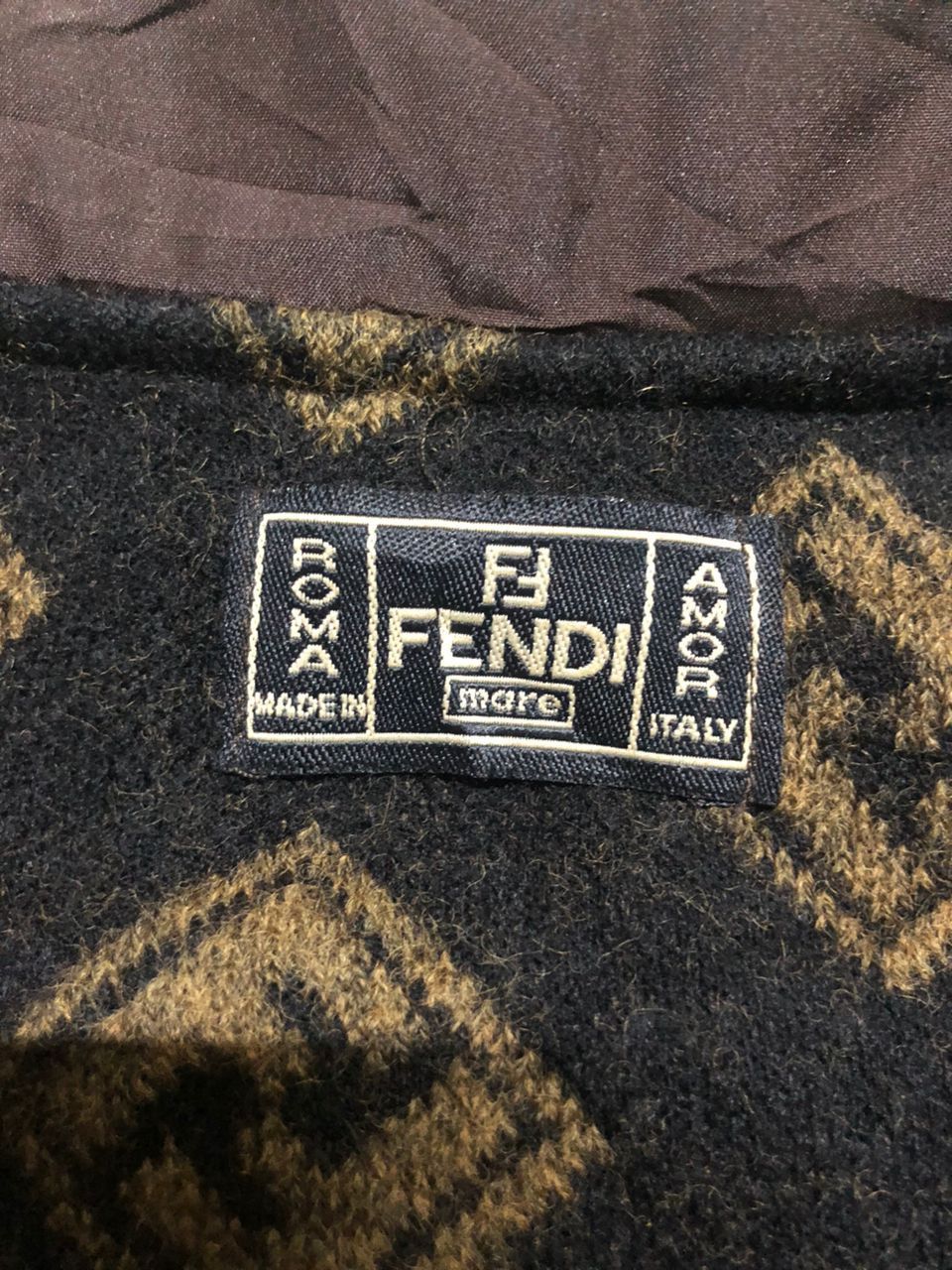 Fendi Vintage Fendi Mare Big Logo Monogram Lining Trenchcoat Size US L / EU 52-54 / 3 - 14 Thumbnail