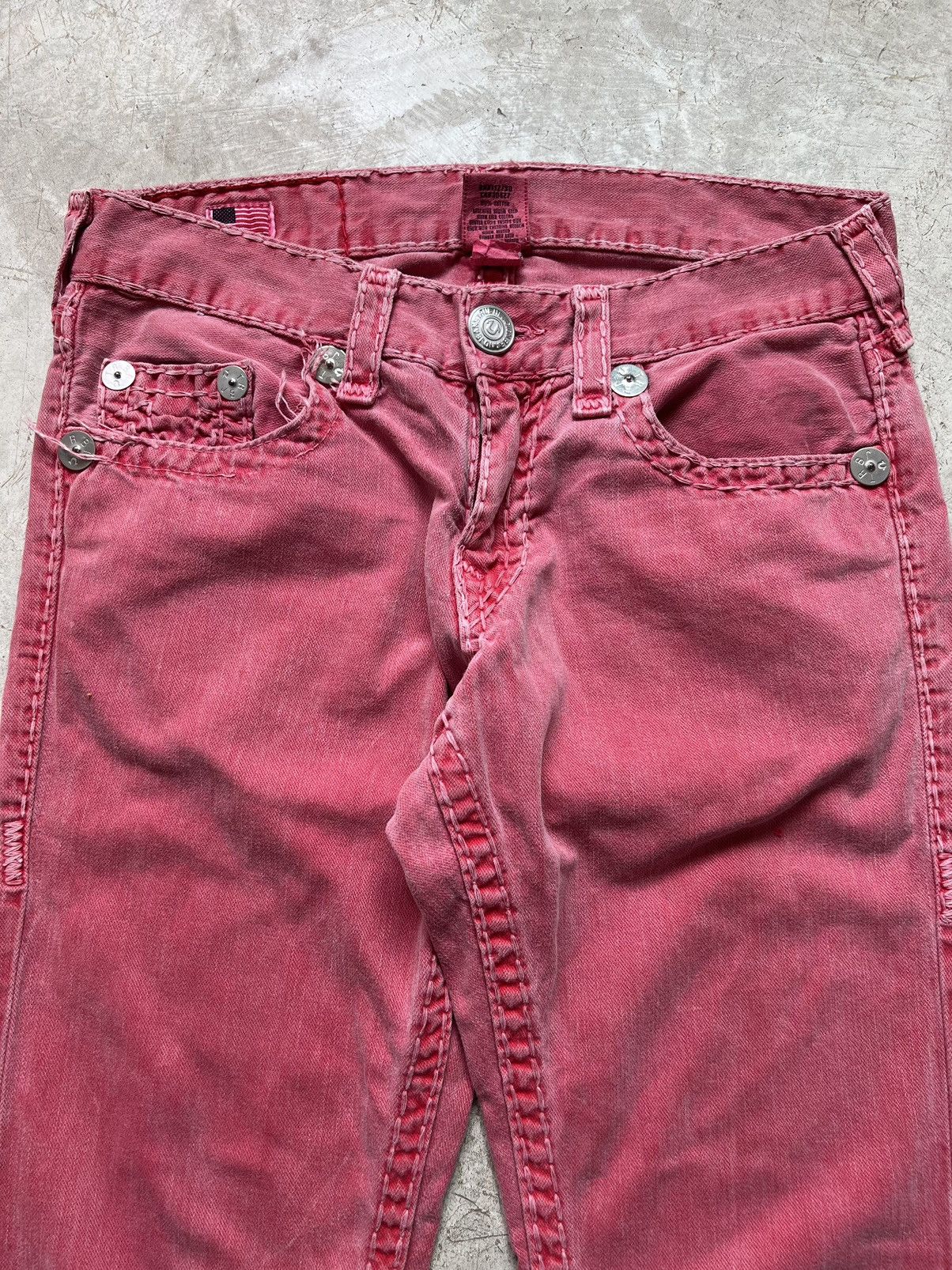 True Religion VINTAGE TRUE RELIGION BOBBY SUPER T JEANS Size US 34 / EU 50 - 2 Thumbnail