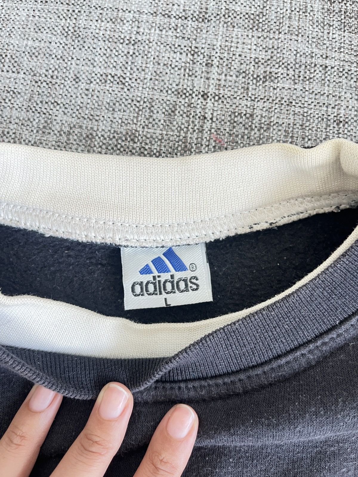 Adidas Vintage Adidas Equipment Sweatshirt – Black 90s Style Size US L / EU 52-54 / 3 - 2 Thumbnail