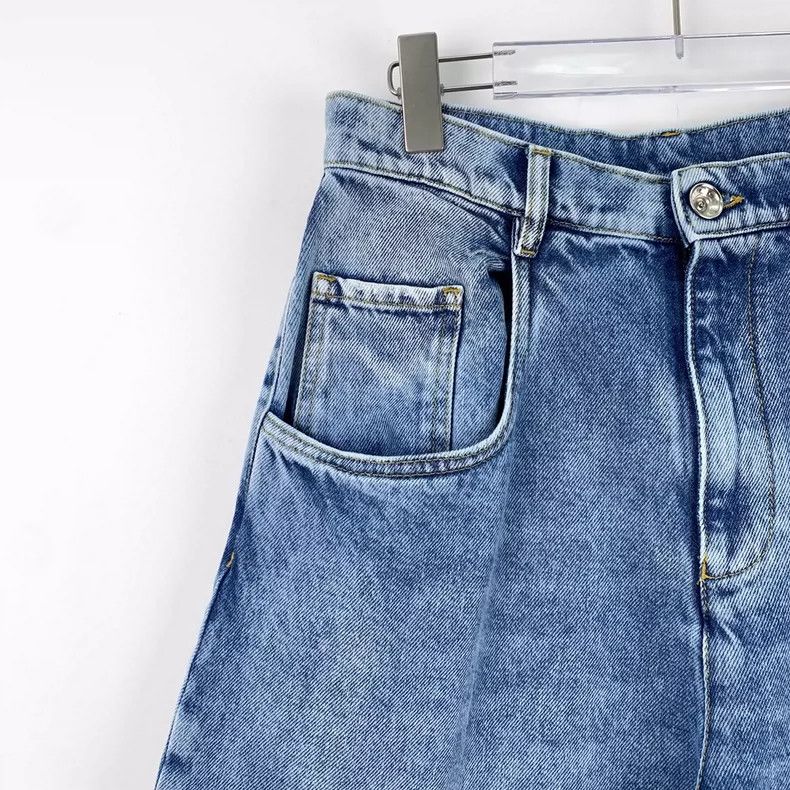 Maison Margiela Maison Margiela Pull blue hole design jeans trousers Size 28" / US 6 / IT 42 - 3 Thumbnail