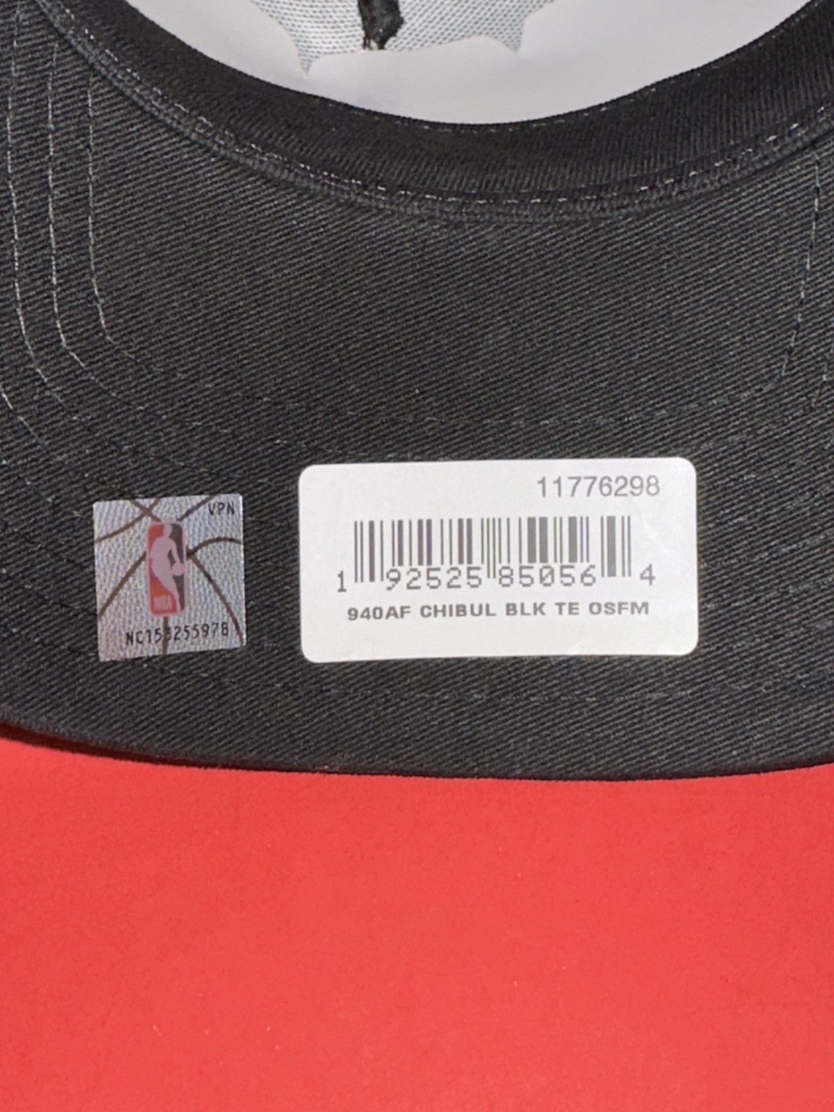 Born X Raised × NBA × New Era Chicago Bulls New Era 9FORTY Black A-Frame Adjustable Hat Size ONE SIZE - 7 Thumbnail