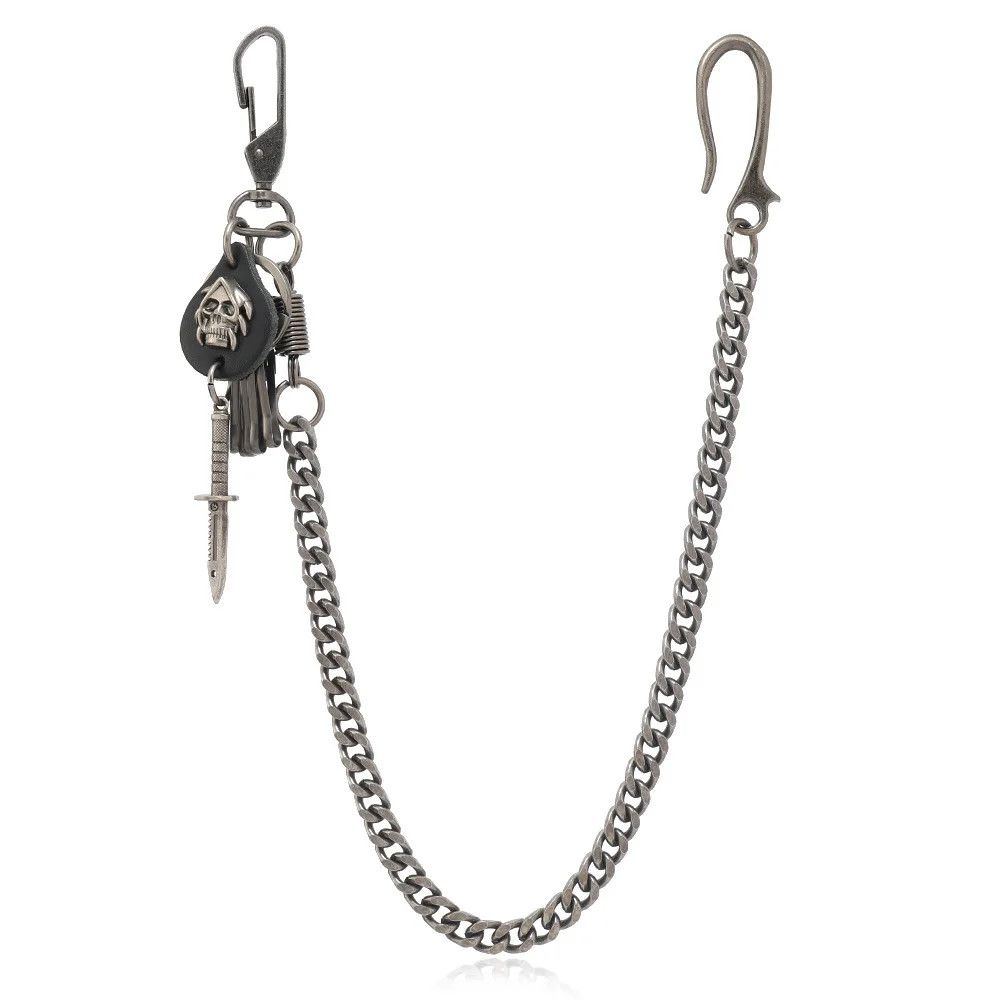 Japanese Brand × Vintage Vintage Keychain Jeans Chain Skull Ghost Head Chain Size ONE SIZE - 2 Thumbnail