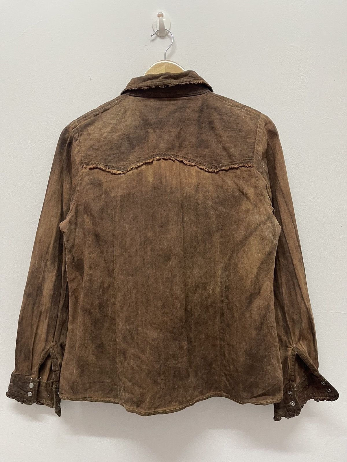 Japanese Brand Vintage Western Tree Barks Cotton Shirt Size US S / EU 44-46 / 1 - 4 Thumbnail