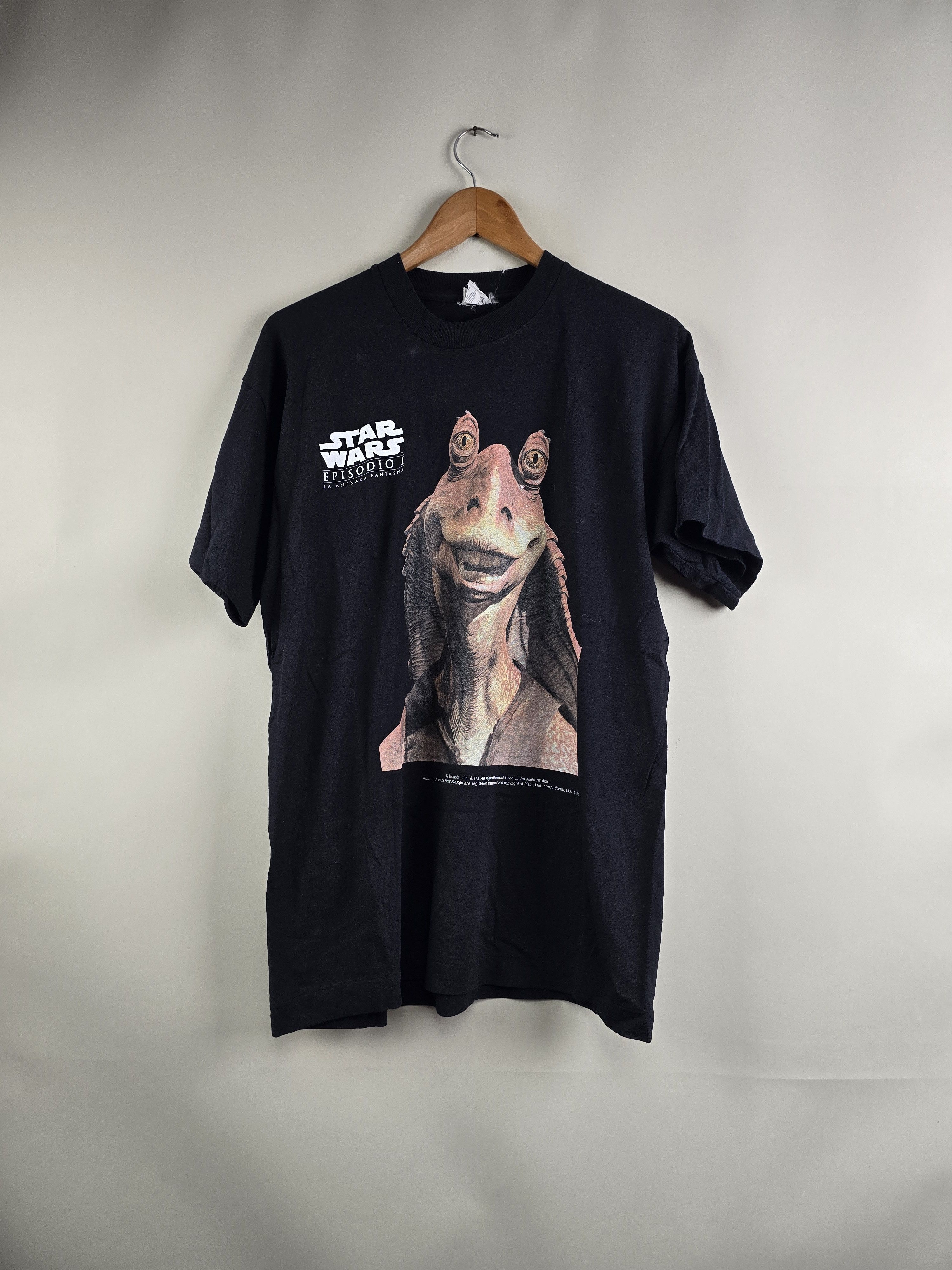 Star Wars × Vintage 1999 Star Wars Episode 1 Jar Jar Binks L 21.5" 29" Size US L / EU 52-54 / 3 - 2 Thumbnail