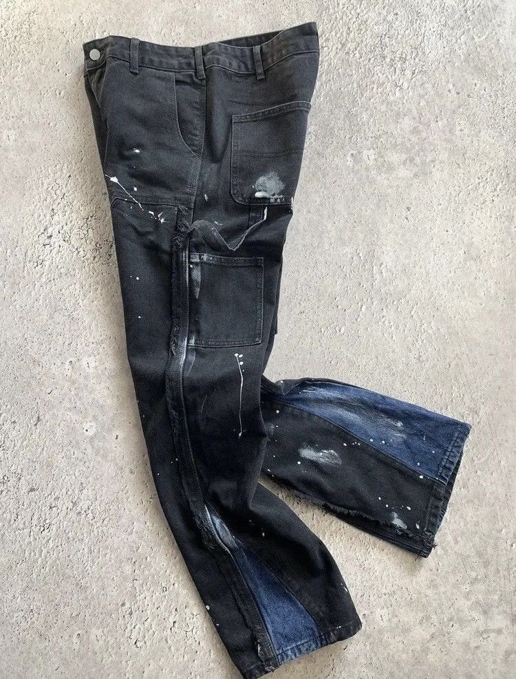 Affliction × Japanese Brand × Le Grande Bleu (L.G.B.) Watanabe Style G Star Raw Bondage GOA Pants Cargo Size US 31 - 9 Thumbnail
