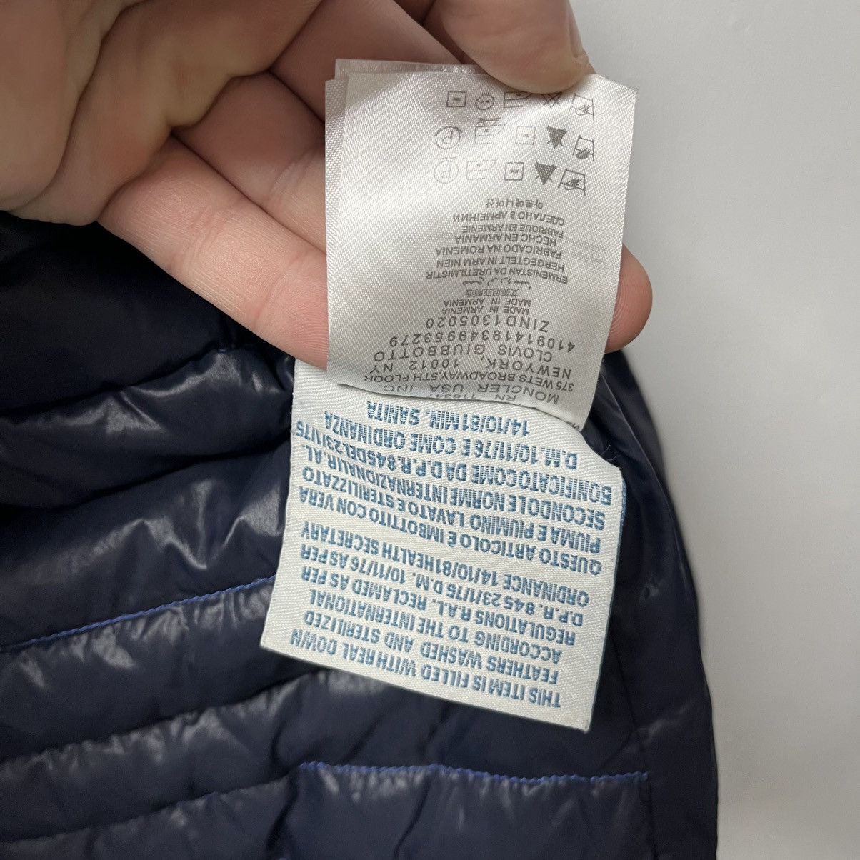 Moncler Moncler Puffer Jacket Blue Size S Size US S / EU 44-46 / 1 - 17 Thumbnail