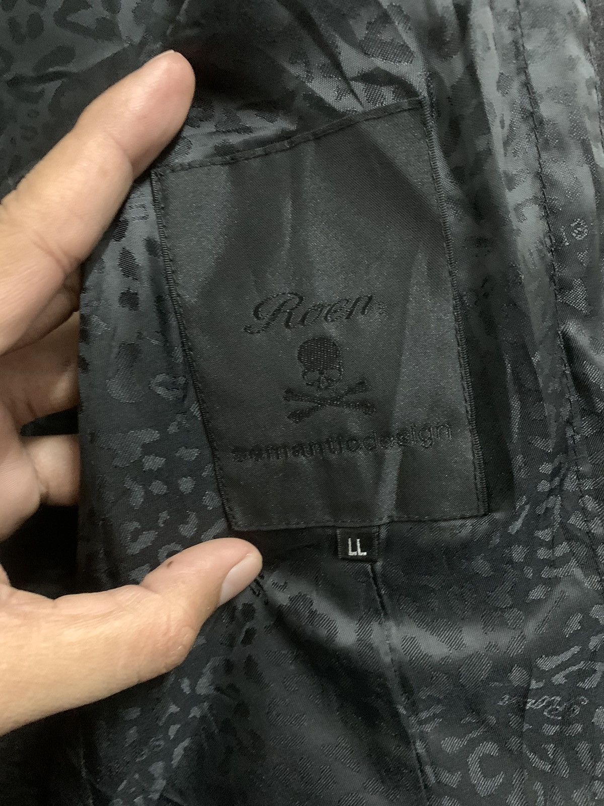 Japanese Brand Vintage Roen X Semantic Design Wool Coat Double Breasted Size US XL / EU 56 / 4 - 7 Thumbnail