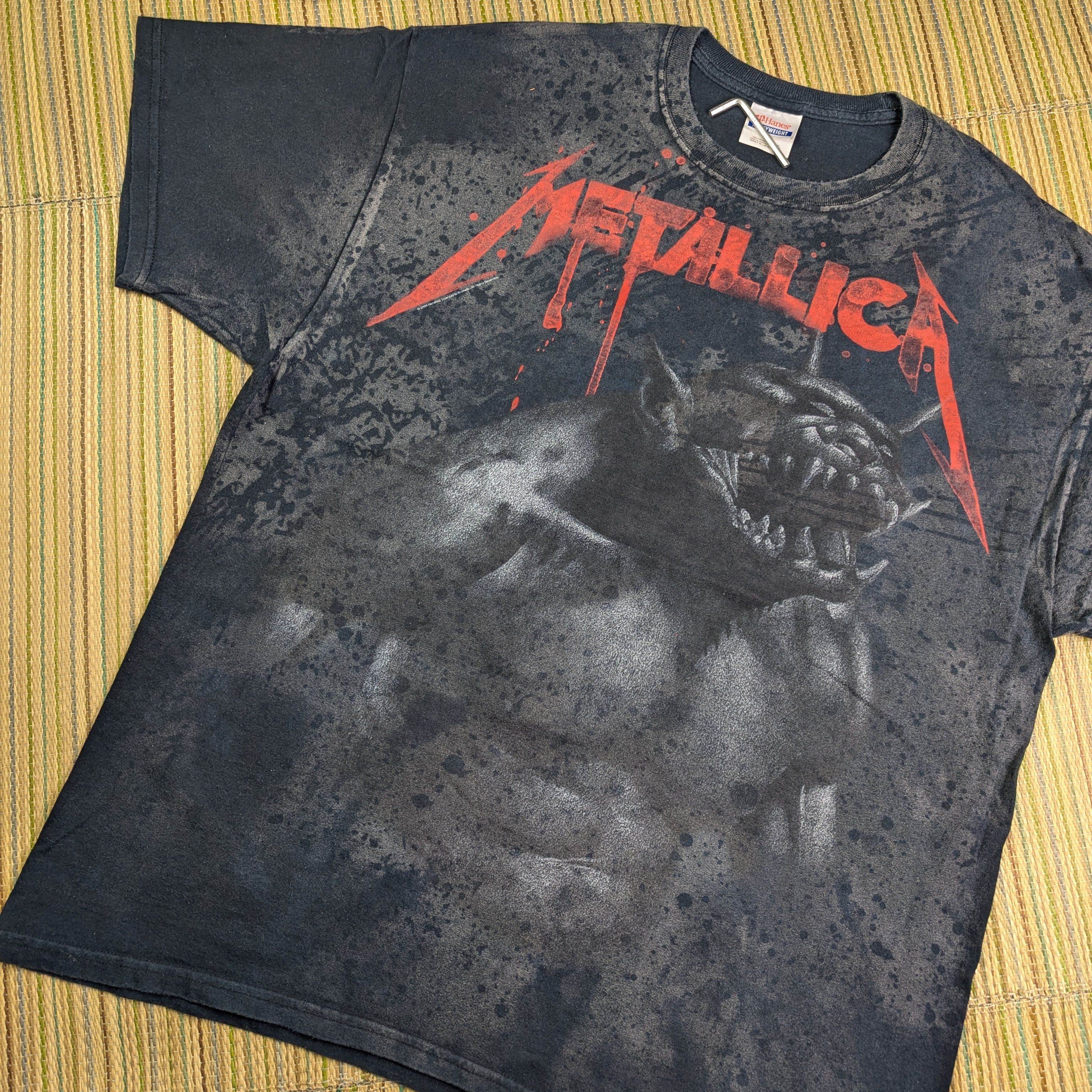 Band Tees × Metallica × Vintage Vintage Metallica Jump In The Fire All Over Print Tee Size US XL / EU 56 / 4 - 3 Thumbnail