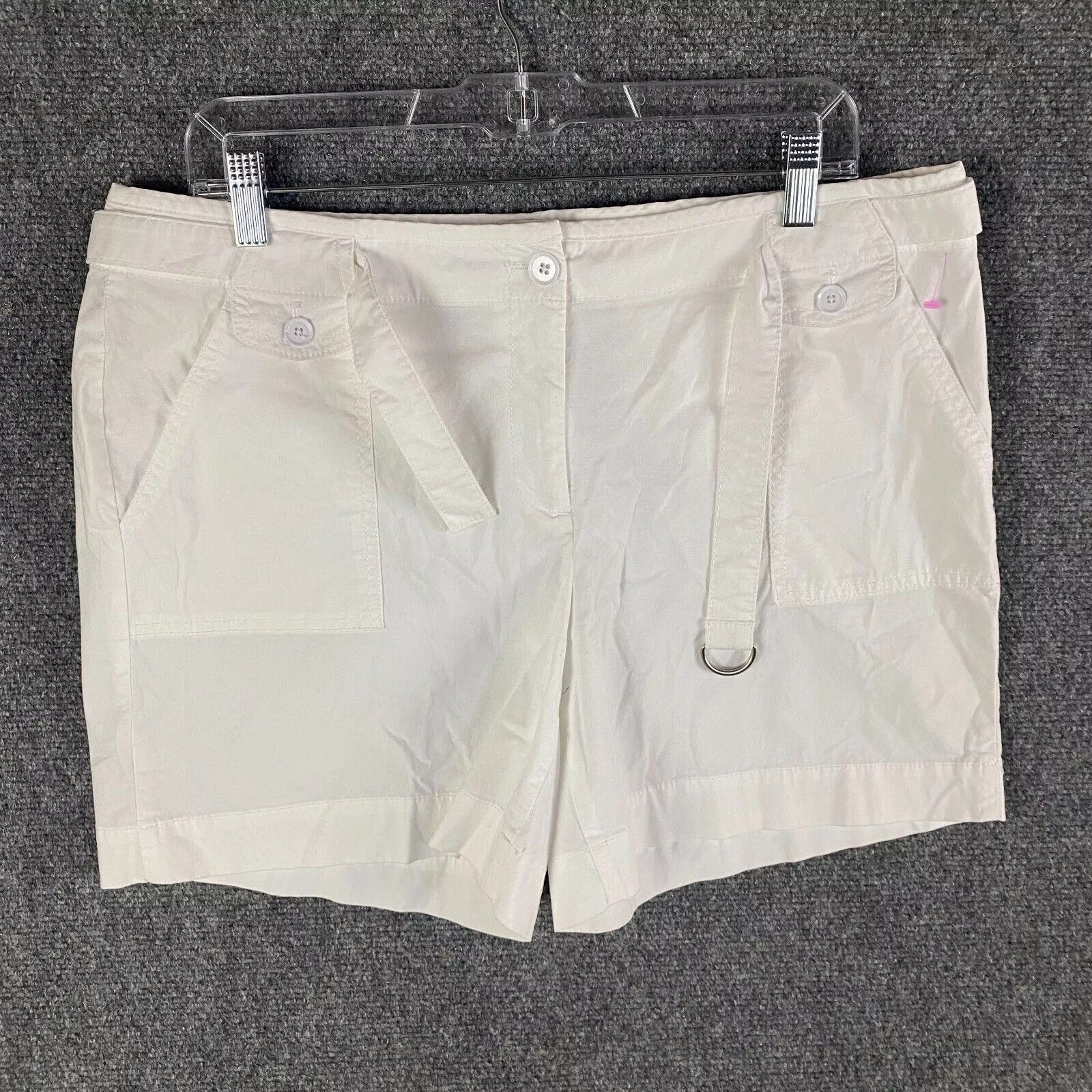 Talbots Talbots Shorts Women's Size 14P Chino Petites White Cotton Size 36" / US 14 / IT 50 - 1 Thumbnail