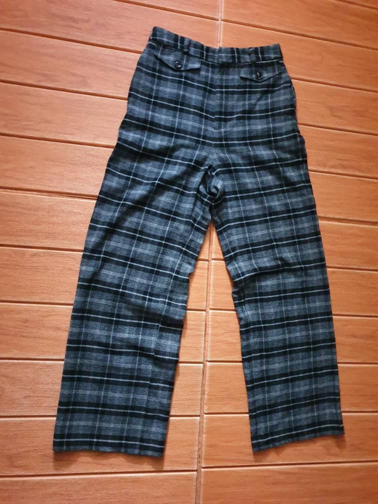 GU Gu punk rock checkered harajuku pant Size 29" - 4 Thumbnail