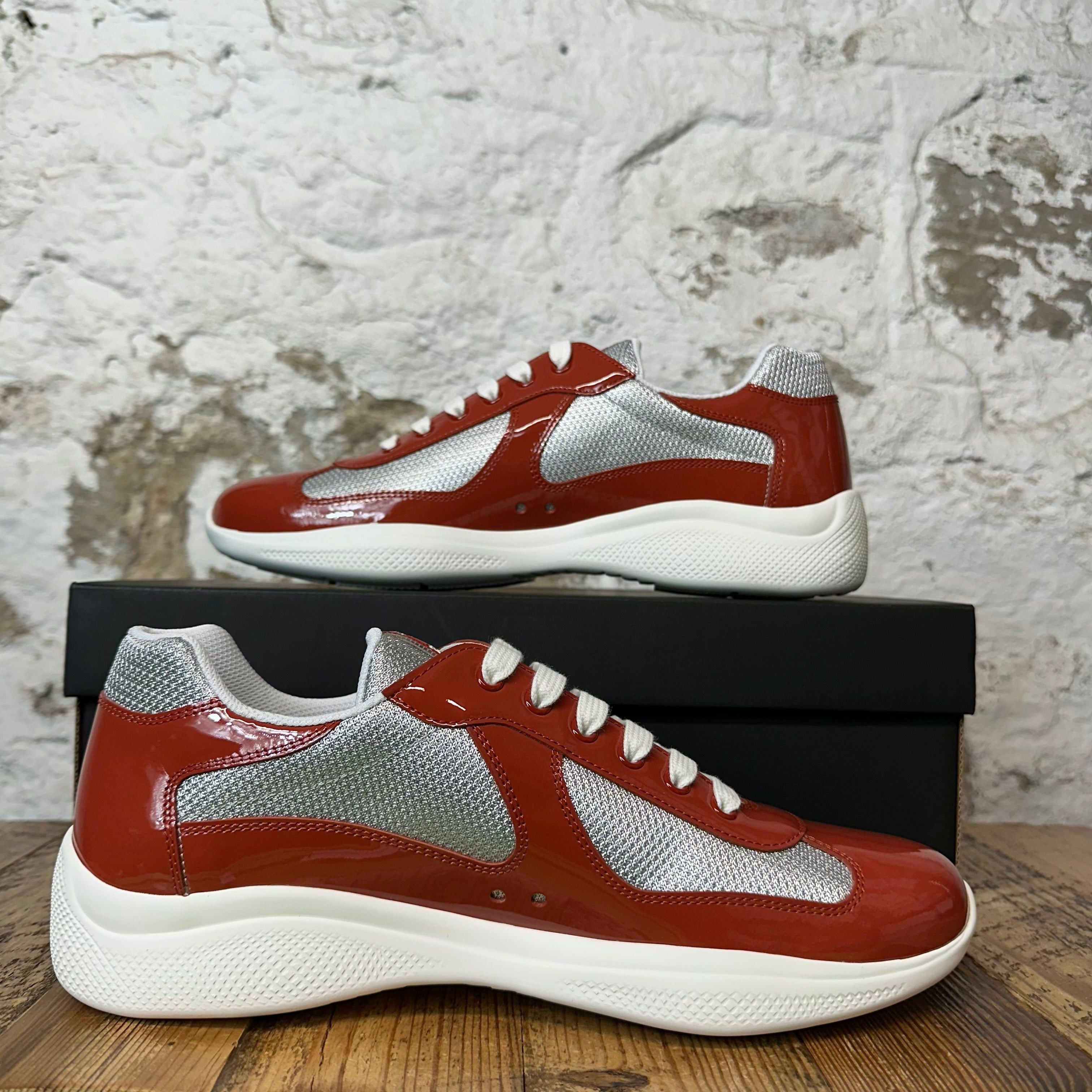 Prada Prada Americas Cup Rame Red Patent Sneaker Size 10 NEW Size US 10 / EU 43 - 2 Thumbnail