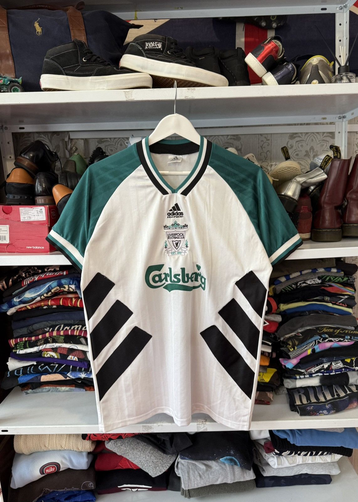 Adidas Vintage Adidas Equipment Liverpool Soccer Jersey 90s Y2K Size US M / EU 48-50 / 2 - 5 Thumbnail