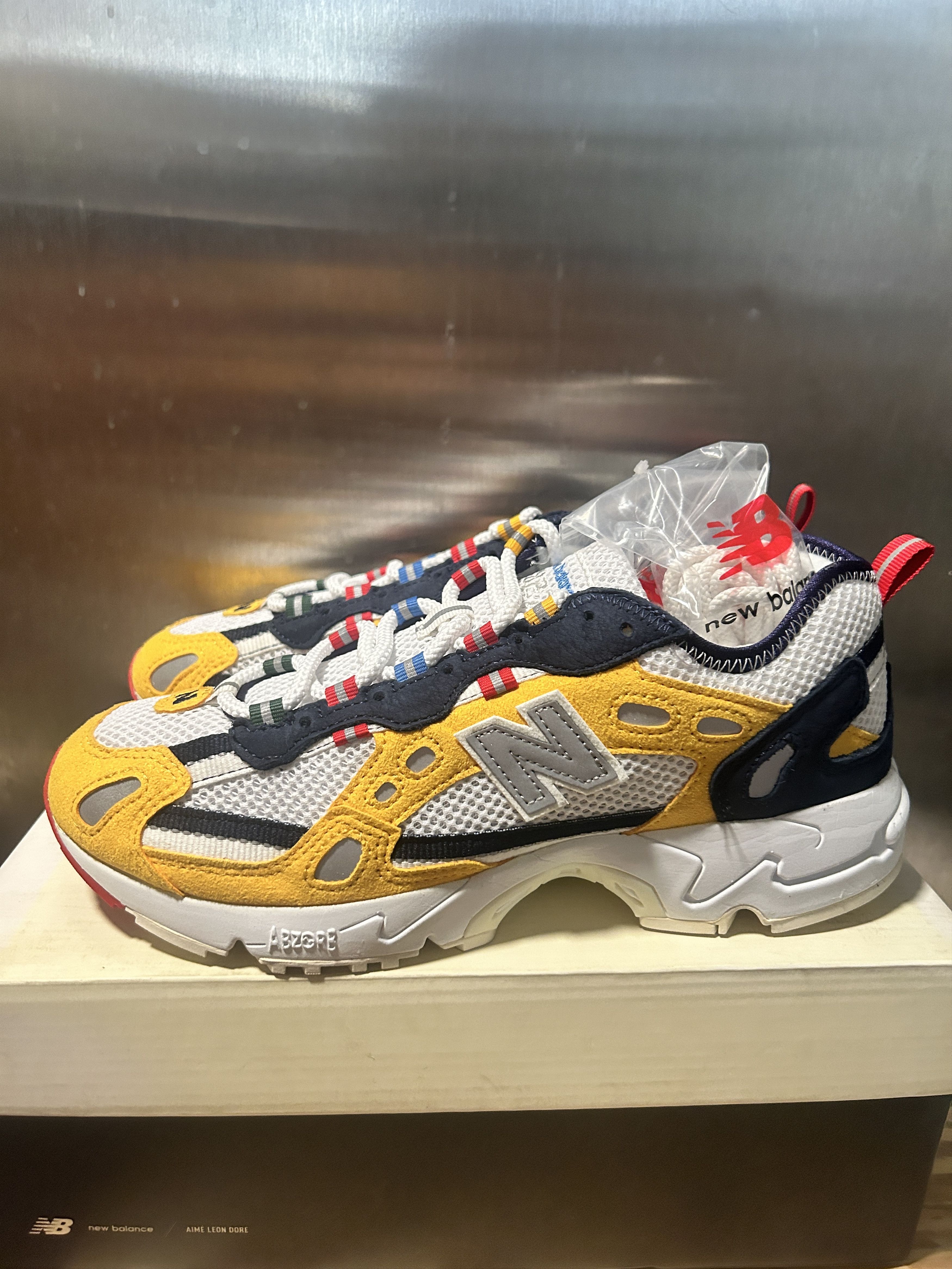New Balance × Aime Leon Dore 827 Abzorb Yellow ML827ADD