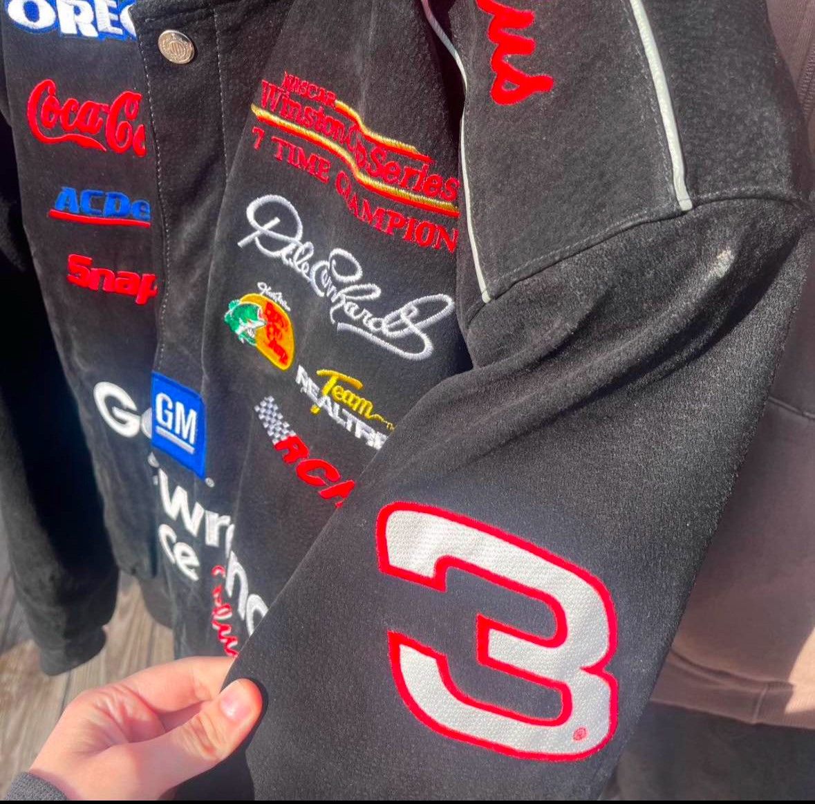 Chase Authentics × NASCAR Vintage Dale Earnhardt patch racing jacket Size US M / EU 48-50 / 2 - 5 Thumbnail