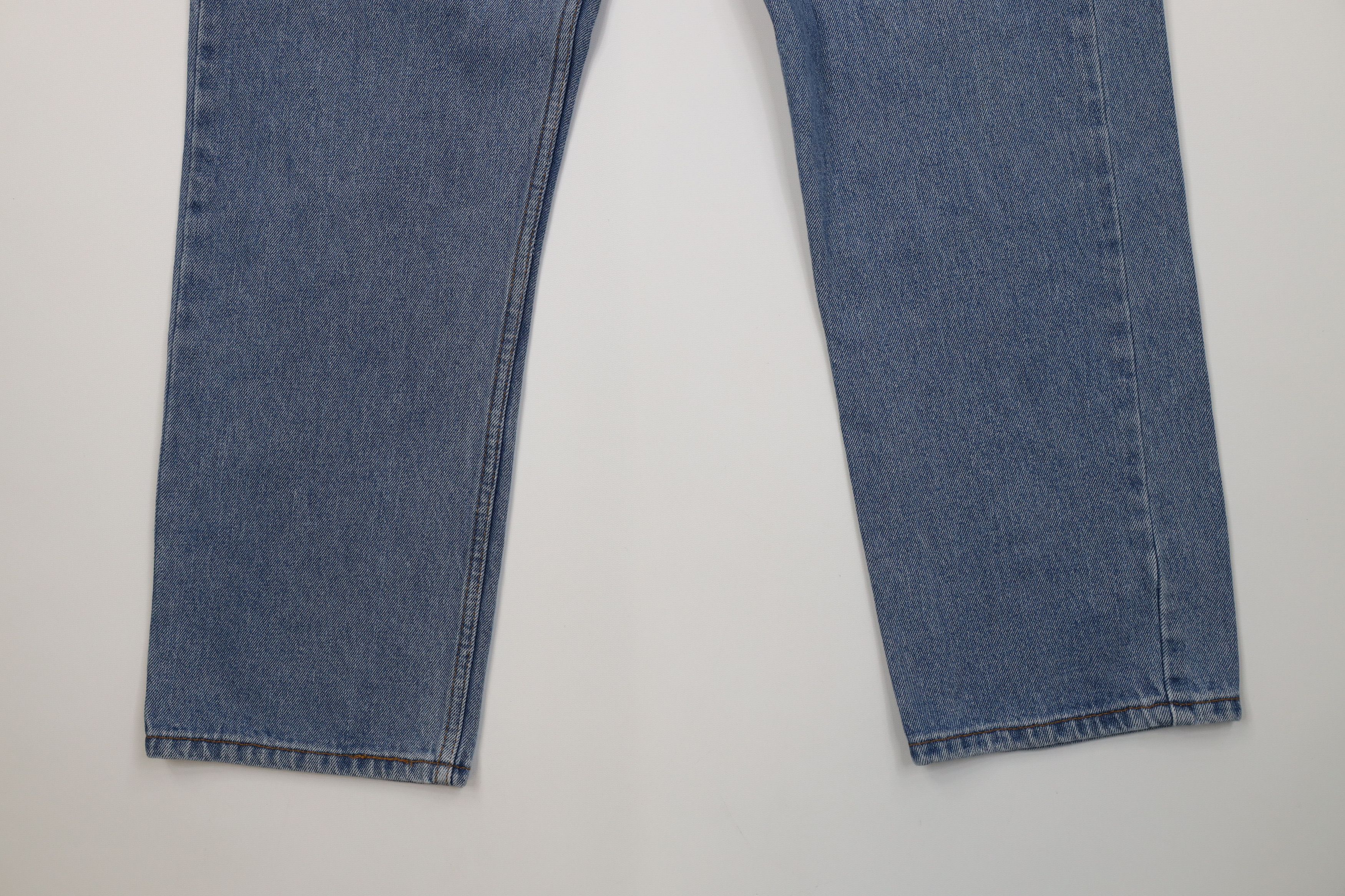 Levi's Vintage Y2K Levis 505 Regular Straight Leg Denim Jeans Blue Size US 34 / EU 50 - 4 Thumbnail
