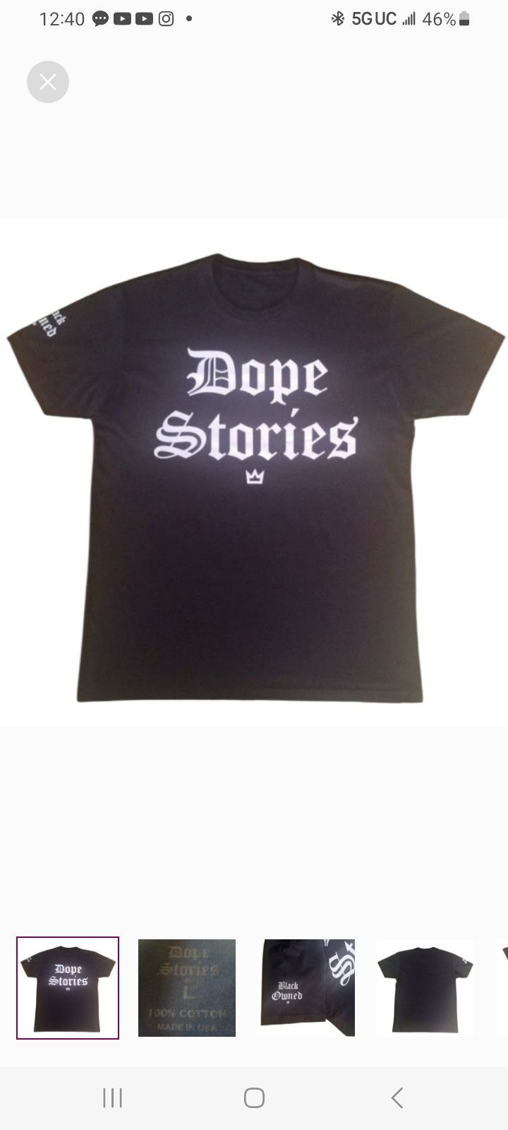Other DOPE STORIES Made In America T-Shirt Size US L / EU 52-54 / 3 - 1 Thumbnail