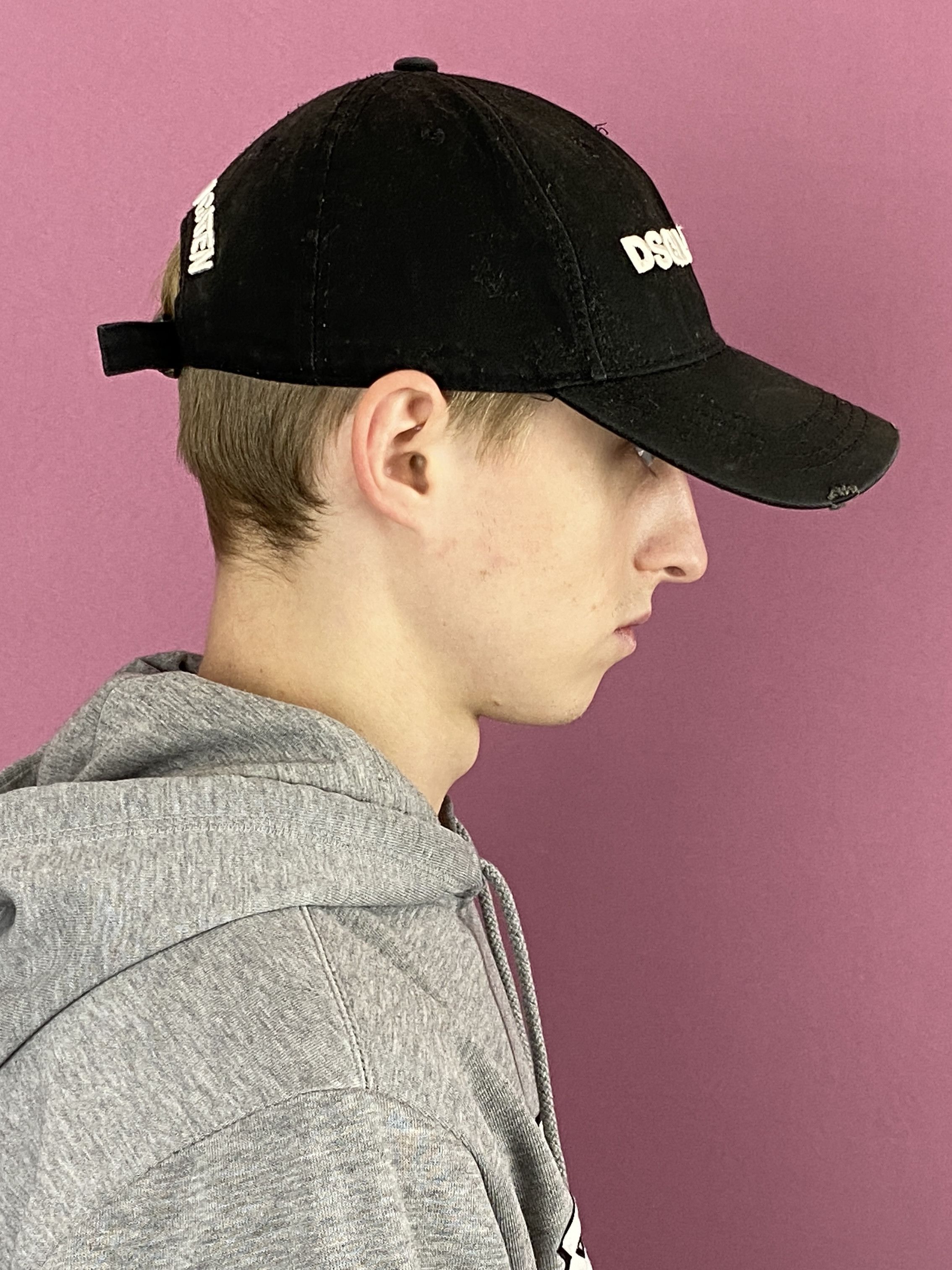 Designer × Dsquared2 Dsquared2 Vintage Distressed Baseball Cap Size ONE SIZE - 5 Thumbnail