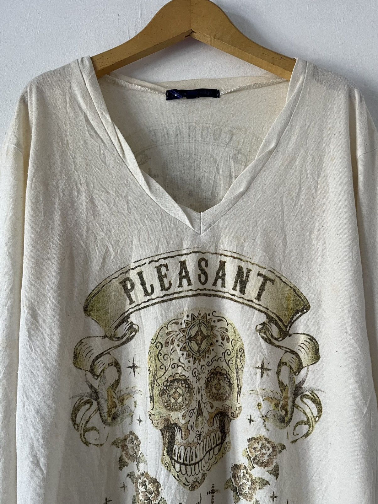 semanticdesign Vintage Semantic Design Courage Skull Big Logo Long Sleeve Size US M / EU 48-50 / 2 - 3 Thumbnail